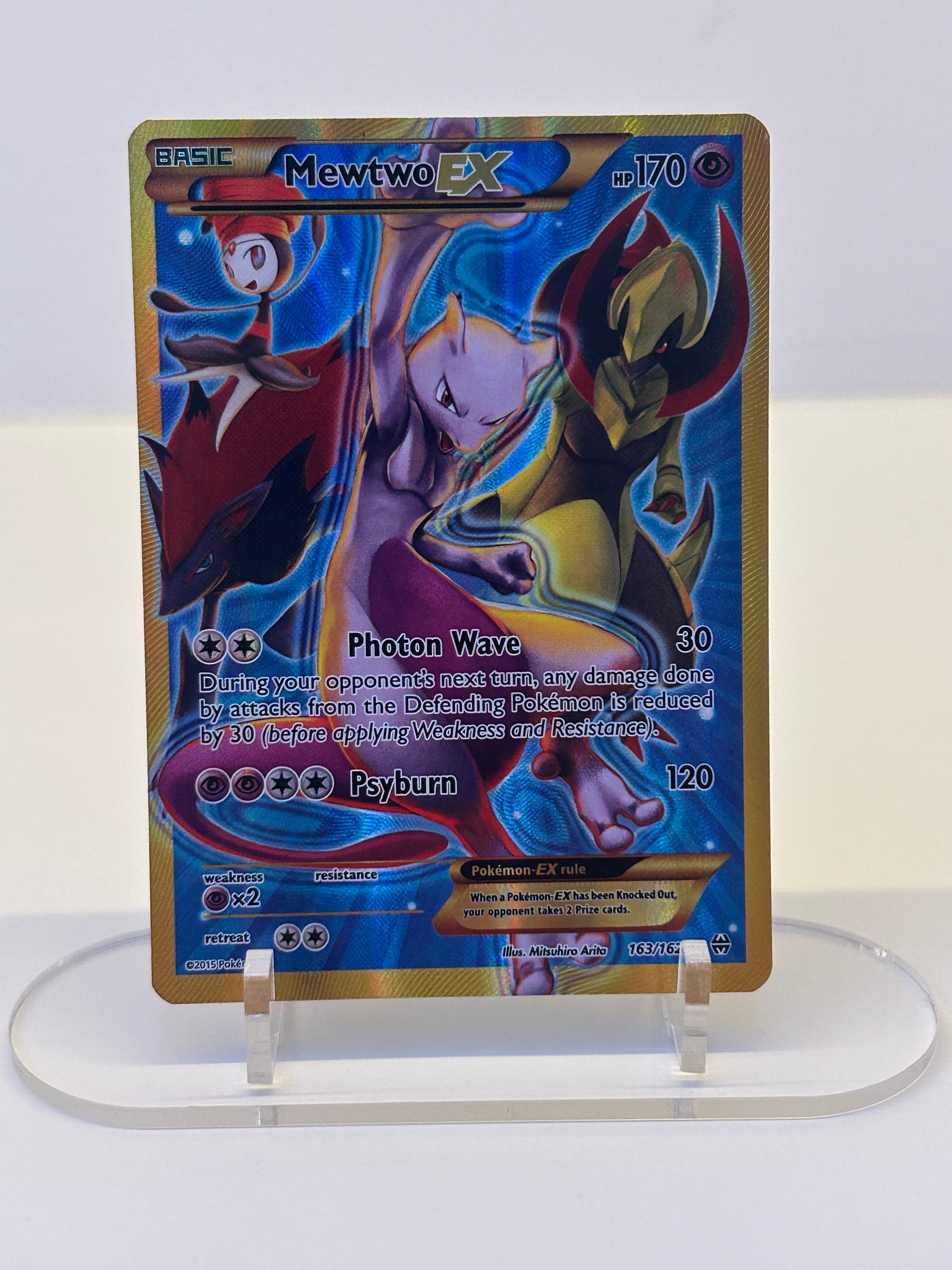 Mewtwo EX (163 Secret Full Art) BREAKthrough Secret Rare 163