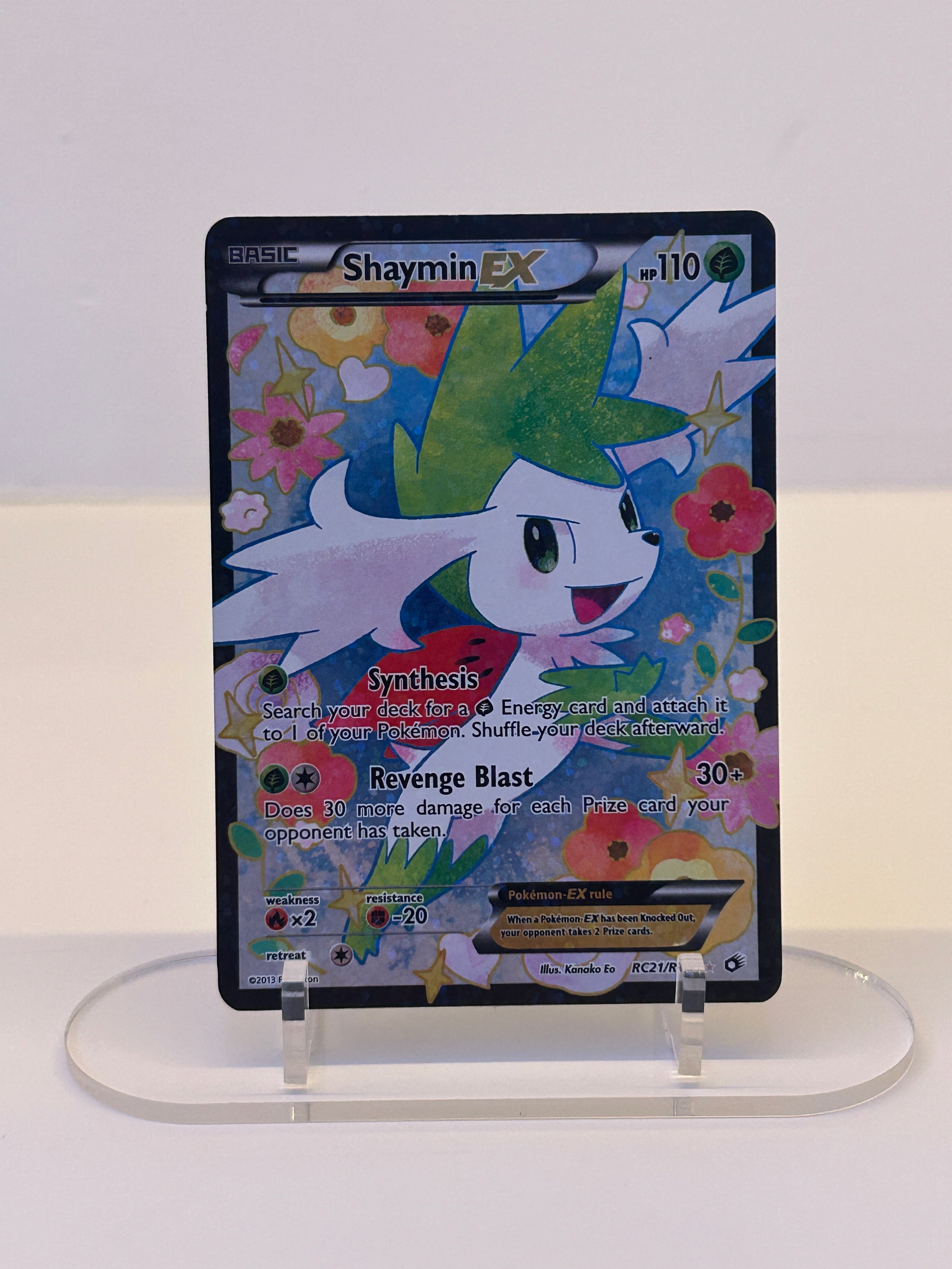 Shaymin EX (Full Art) Legendary Treasures: Radiant Collections Ultra Rare RC21