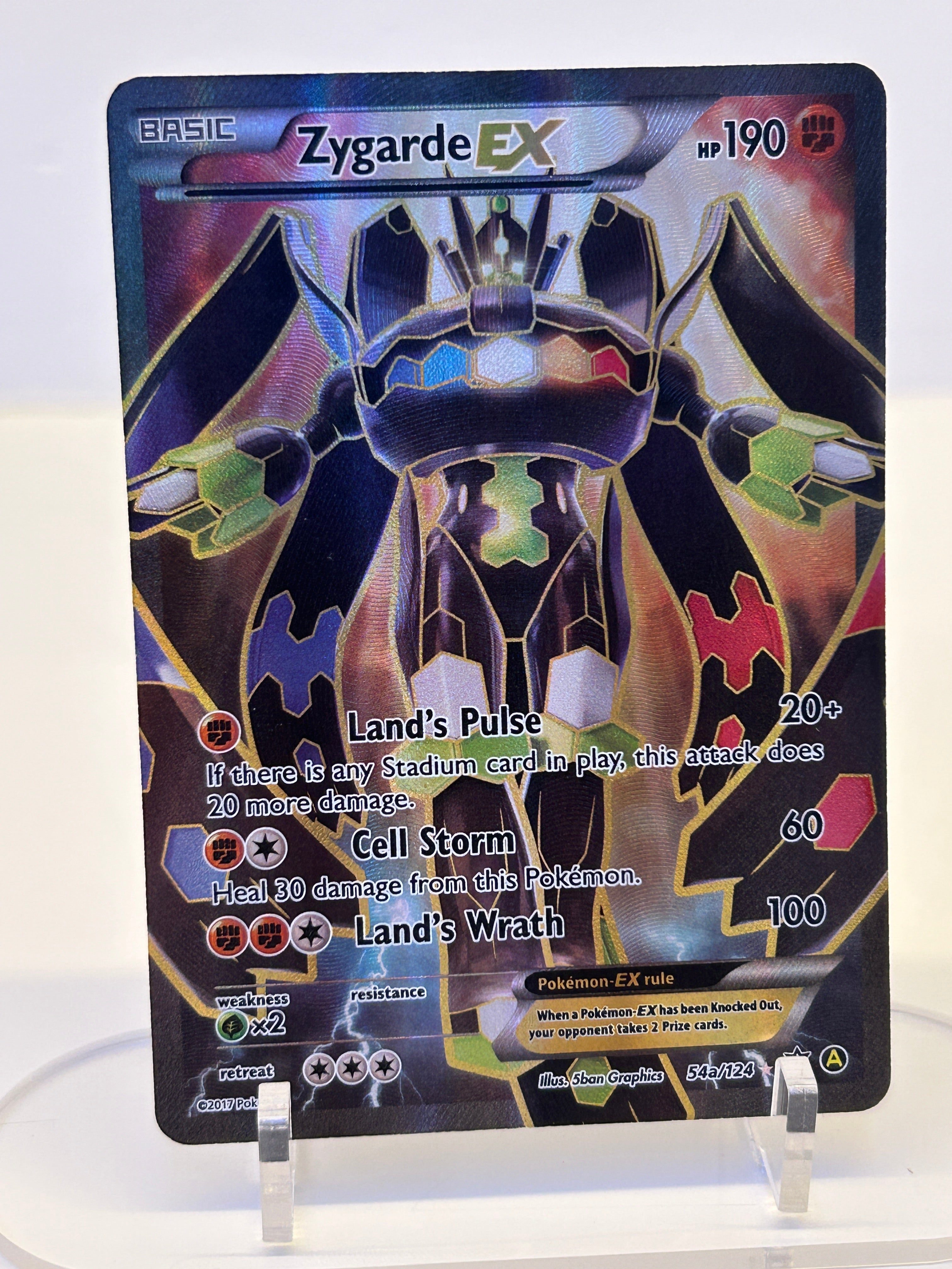Zygarde EX Alternate Art Promos Promo 54a/124