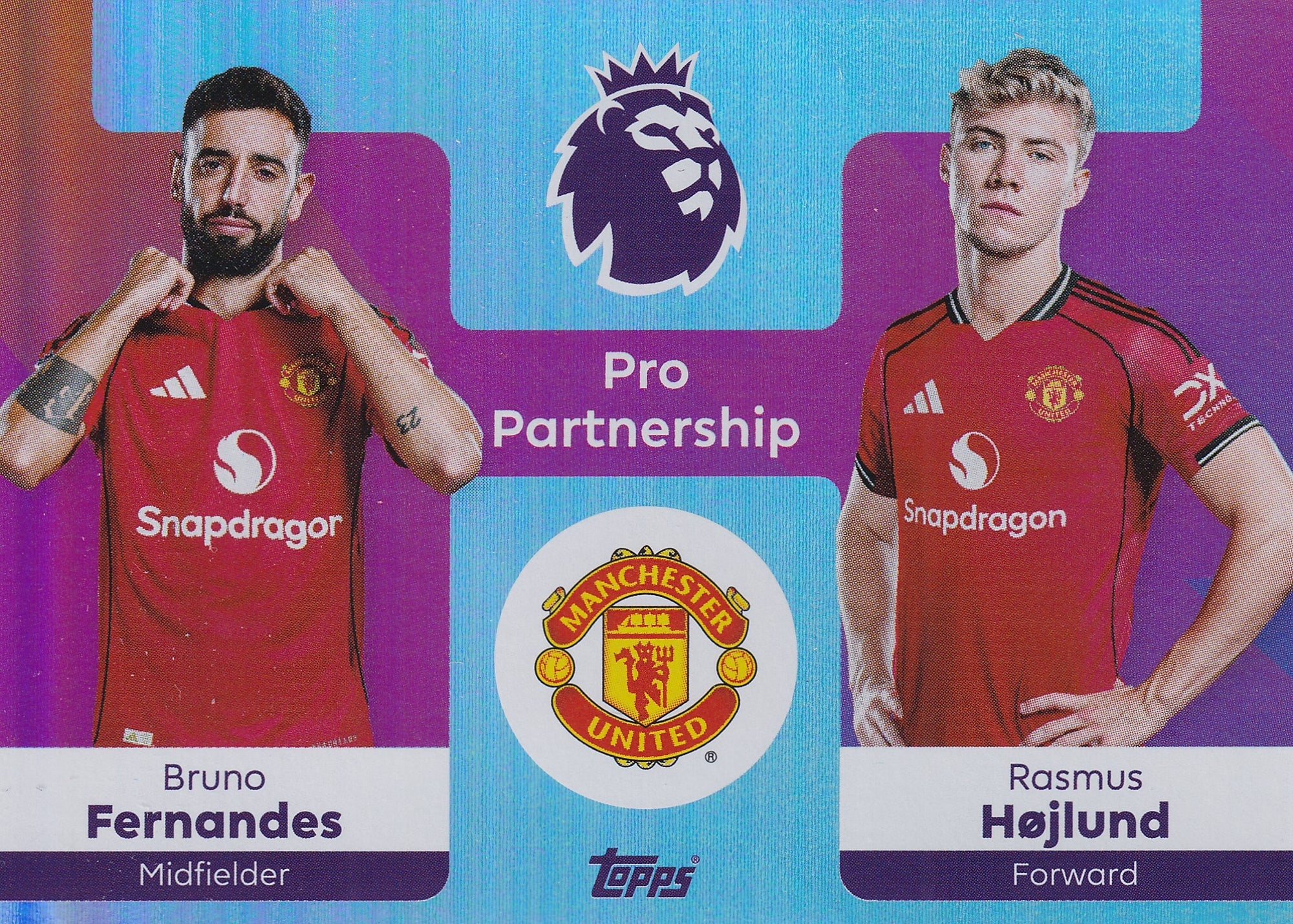 Bruno Fernandes - Rasmus Højlund Manchester United Pro Partnership