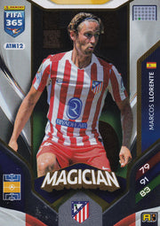Marcos Llorente Magician Atlético Madrid ATM12 - Panini Fifa 365 Adrenalyn XL 2026.