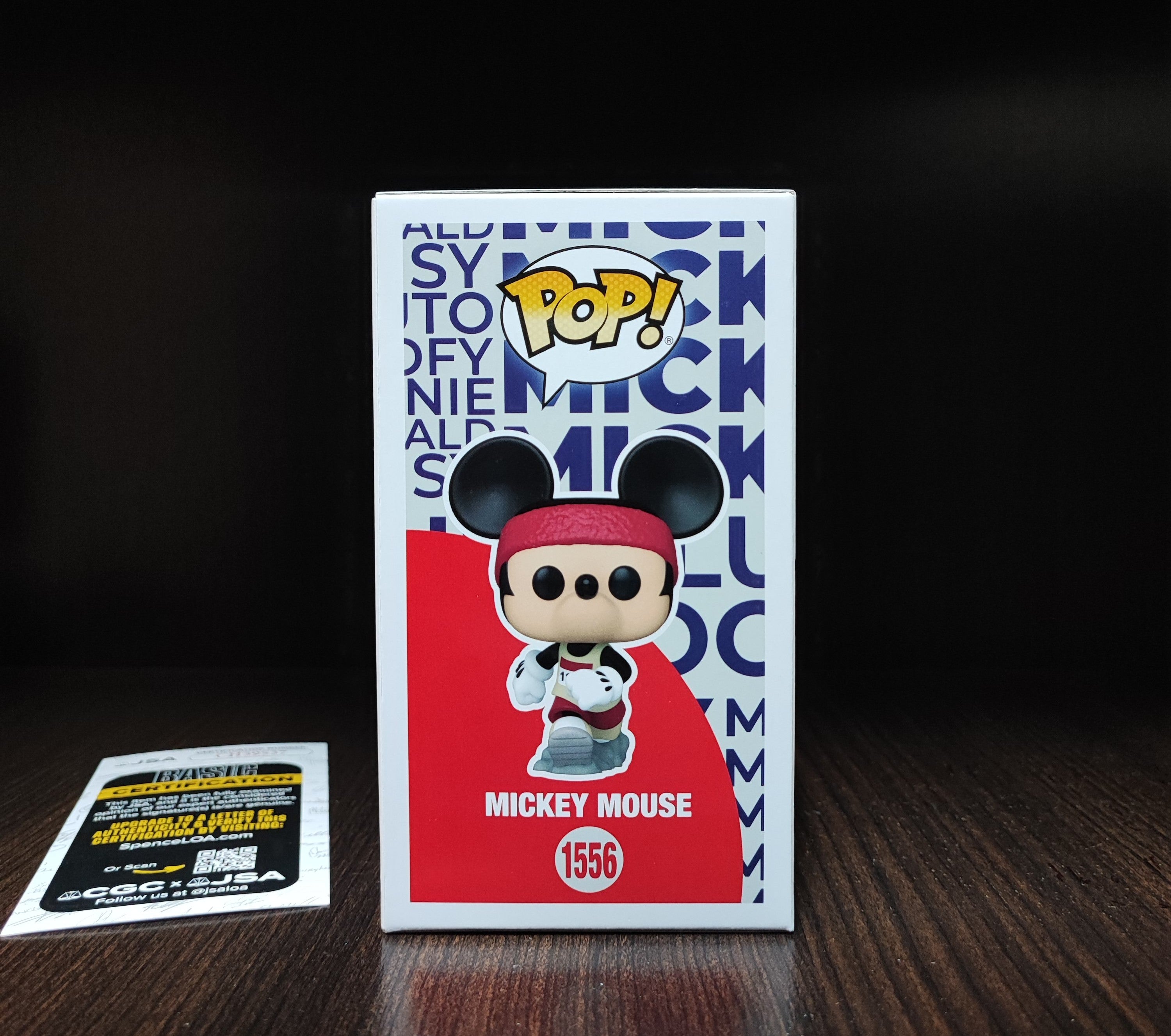 Funko Pop! Mickey Mouse #1566, Signed by Bret Iwan, JSA Authenticated
