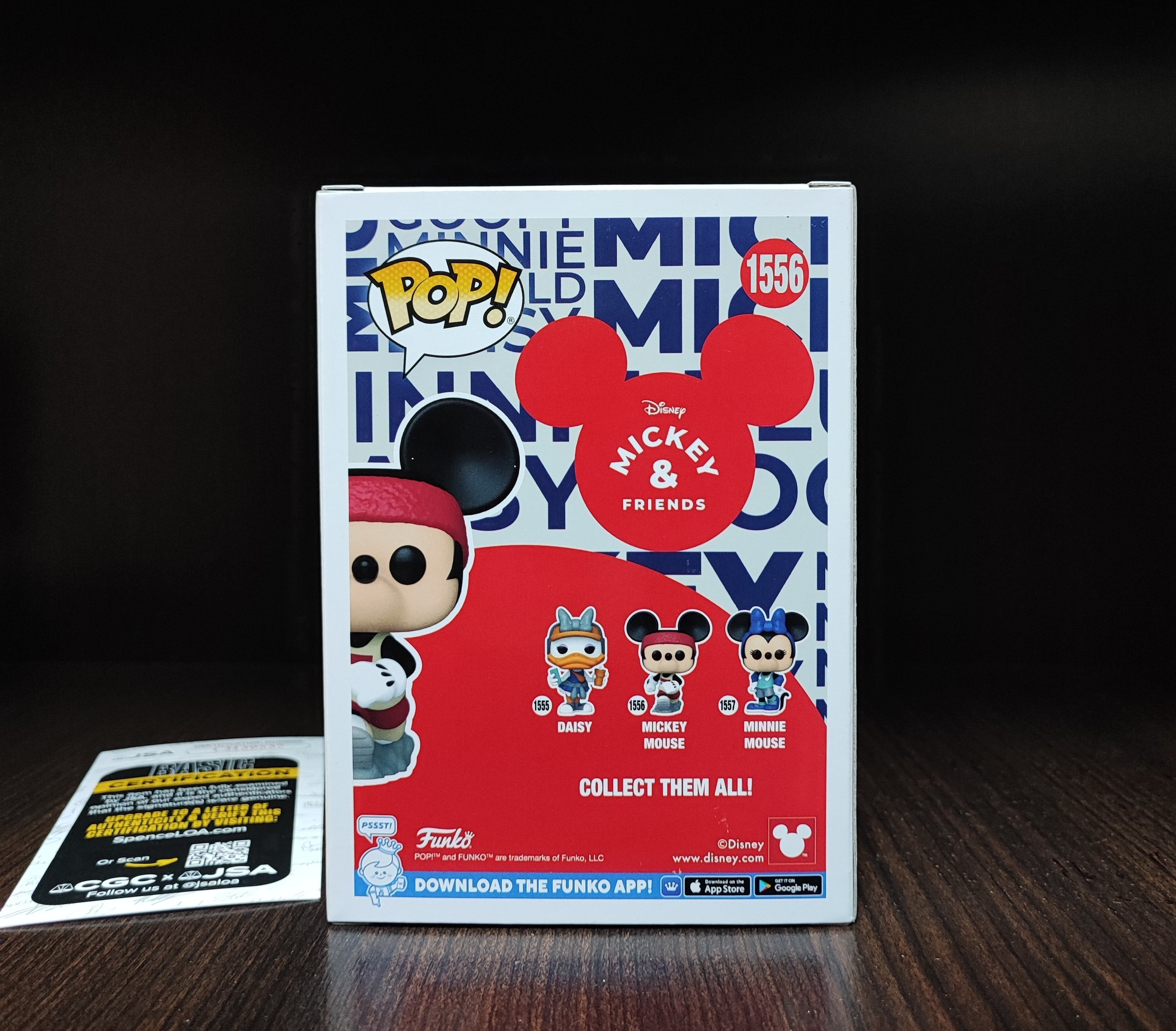 Funko Pop! Mickey Mouse #1566, Signed by Bret Iwan, JSA Authenticated