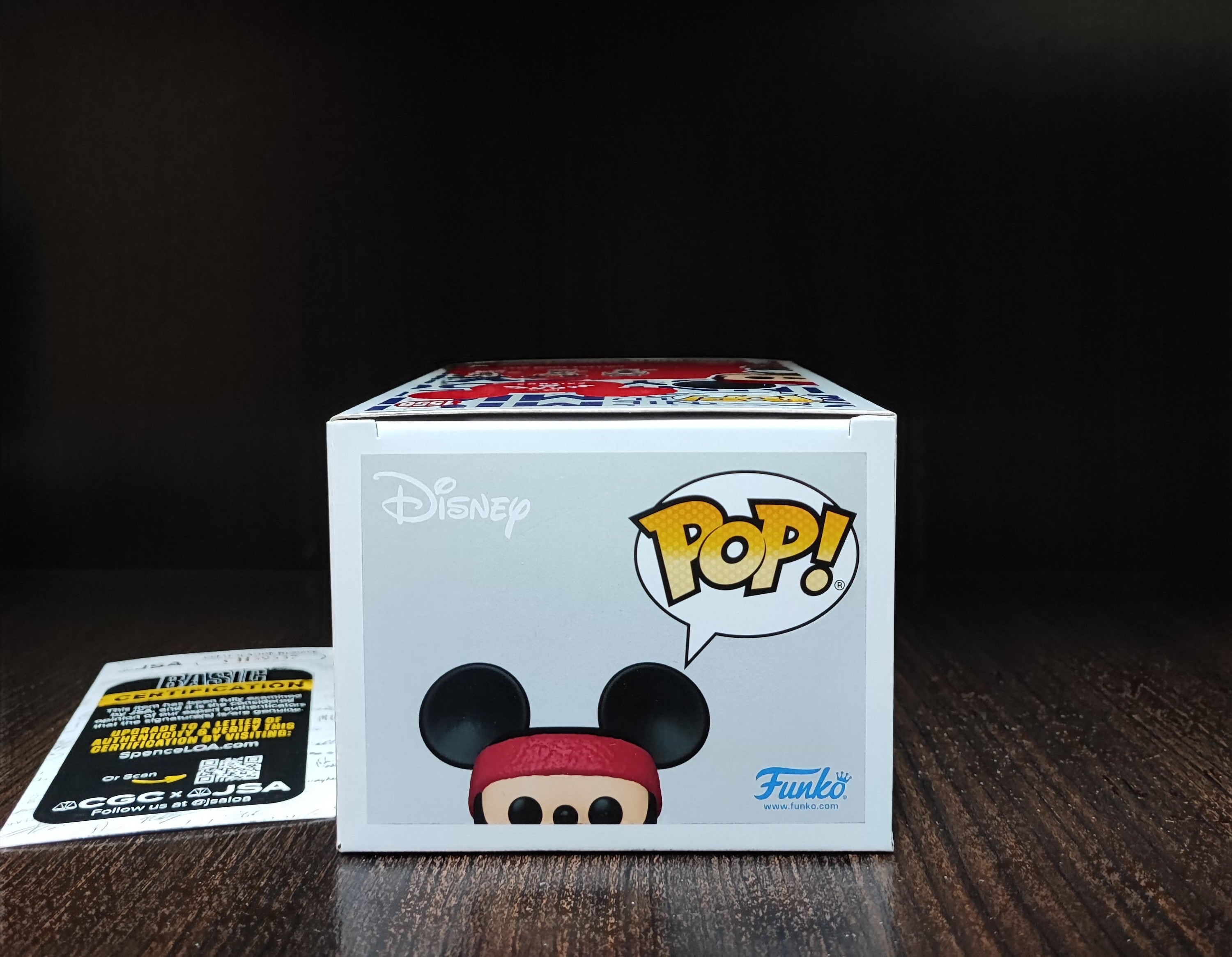 Funko Pop! Mickey Mouse #1566, Signed by Bret Iwan, JSA Authenticated