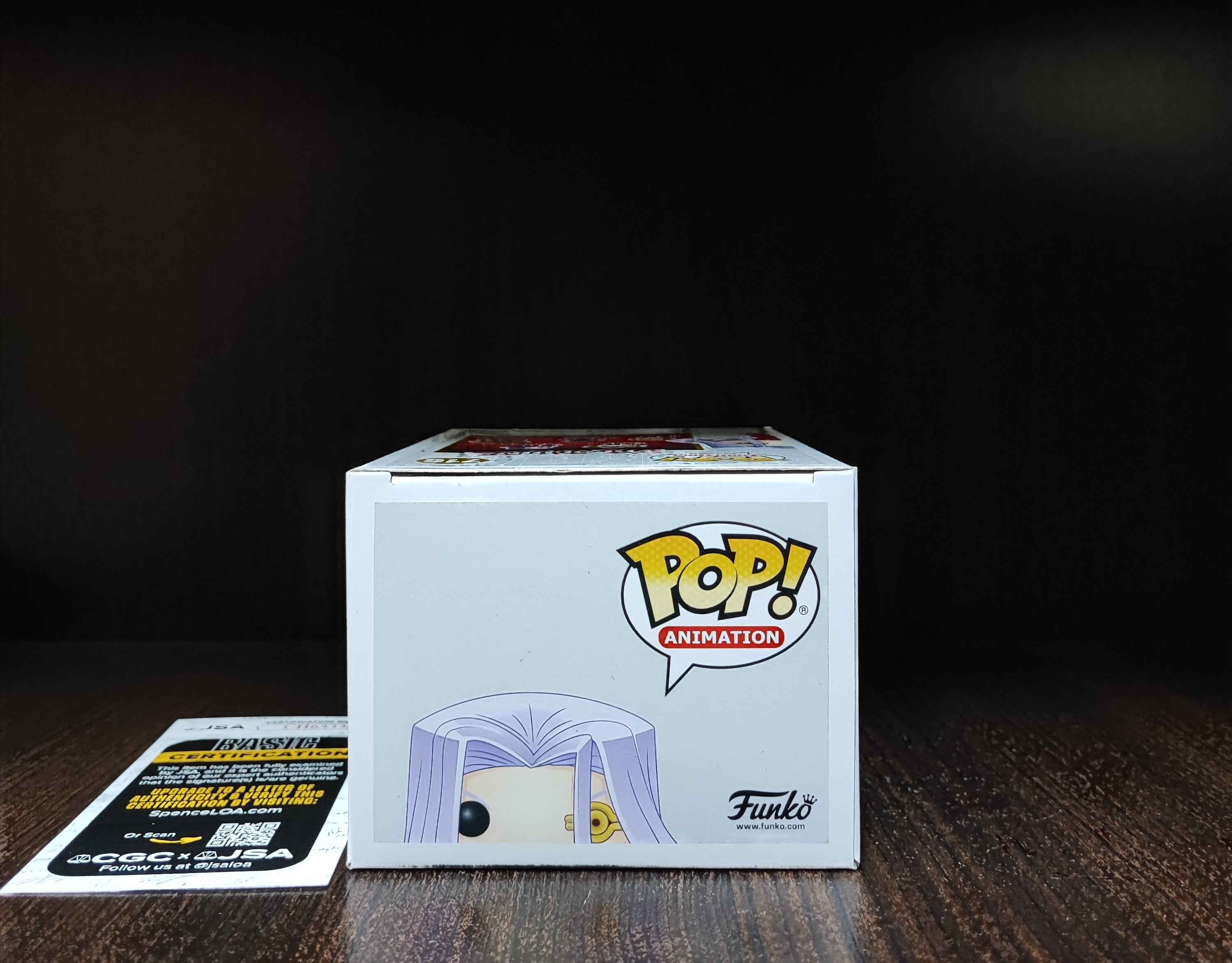 Funko Pop! Animation: Yu-Gi-Oh! - Maxmillion Pegasus #716, Signed by Darren Dunstan JSA Authenticated