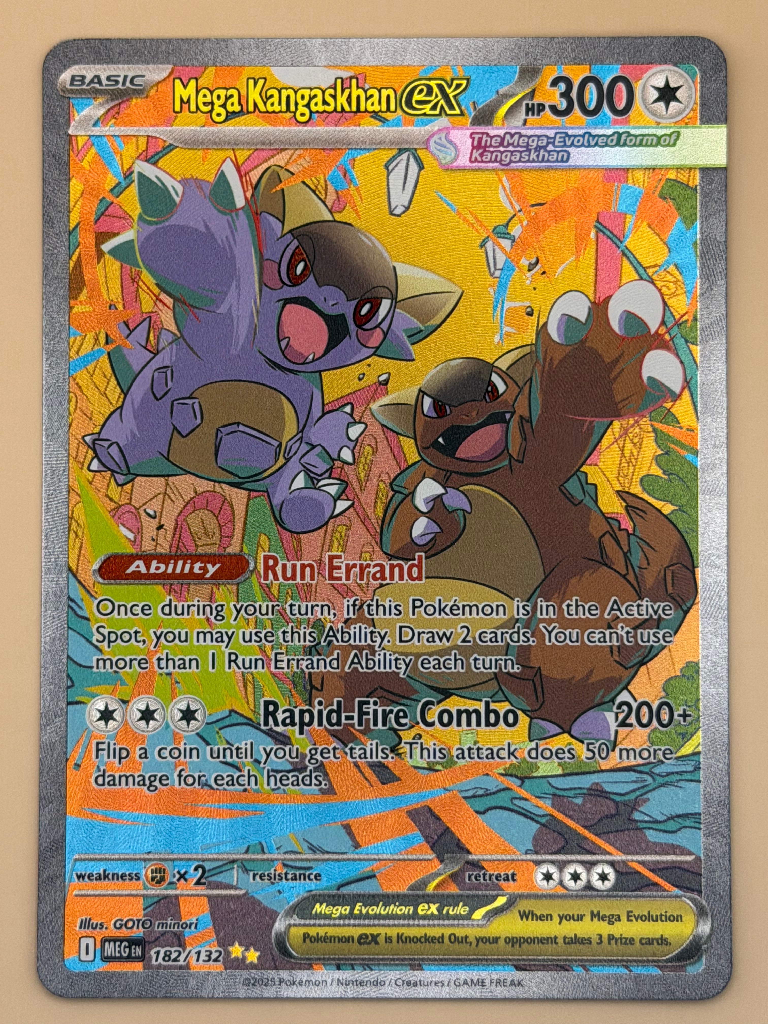 182/132 Mega Kangaskhan ex  - Mega Evolution