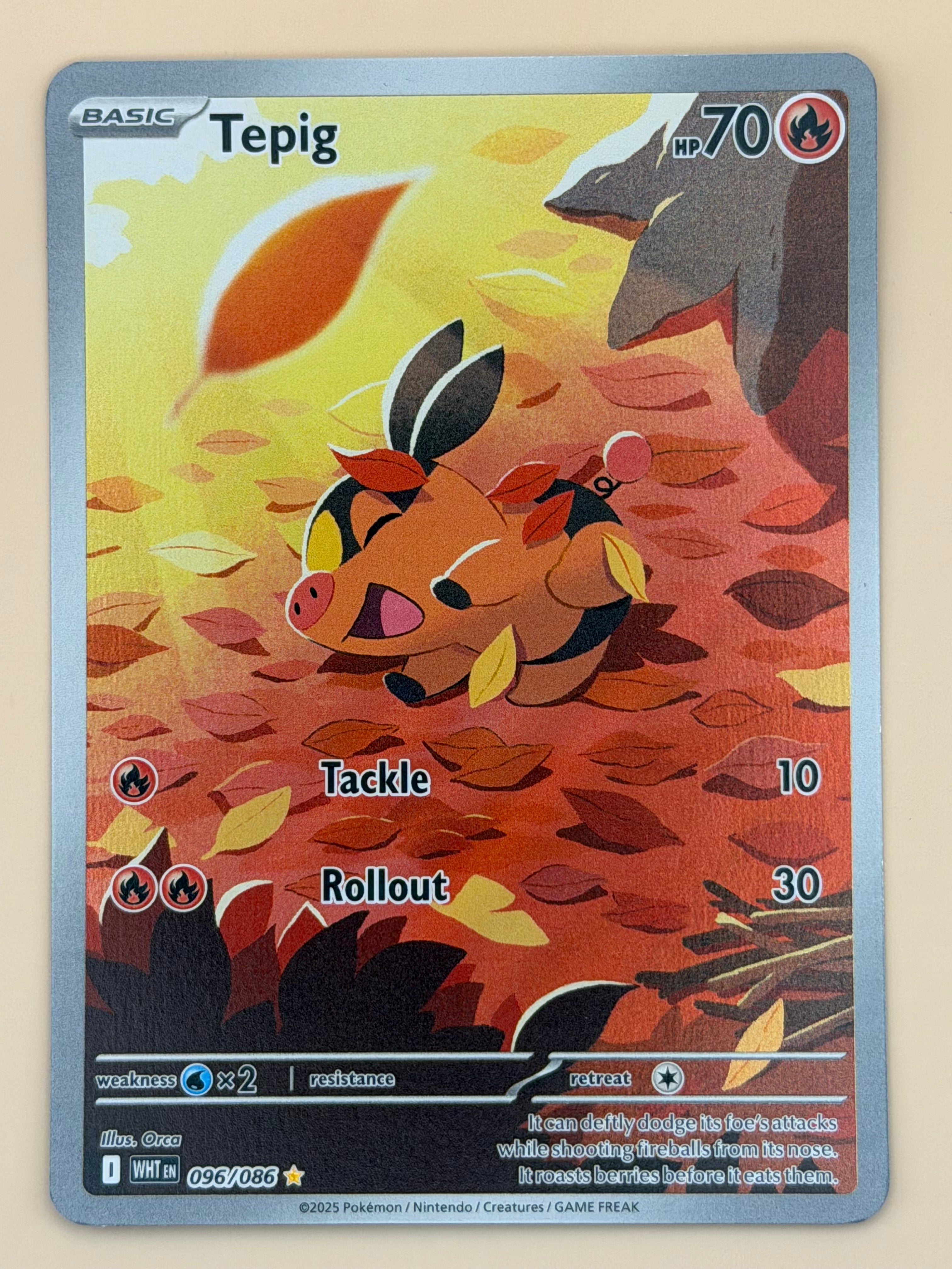 096/086 Tepig - White Flare