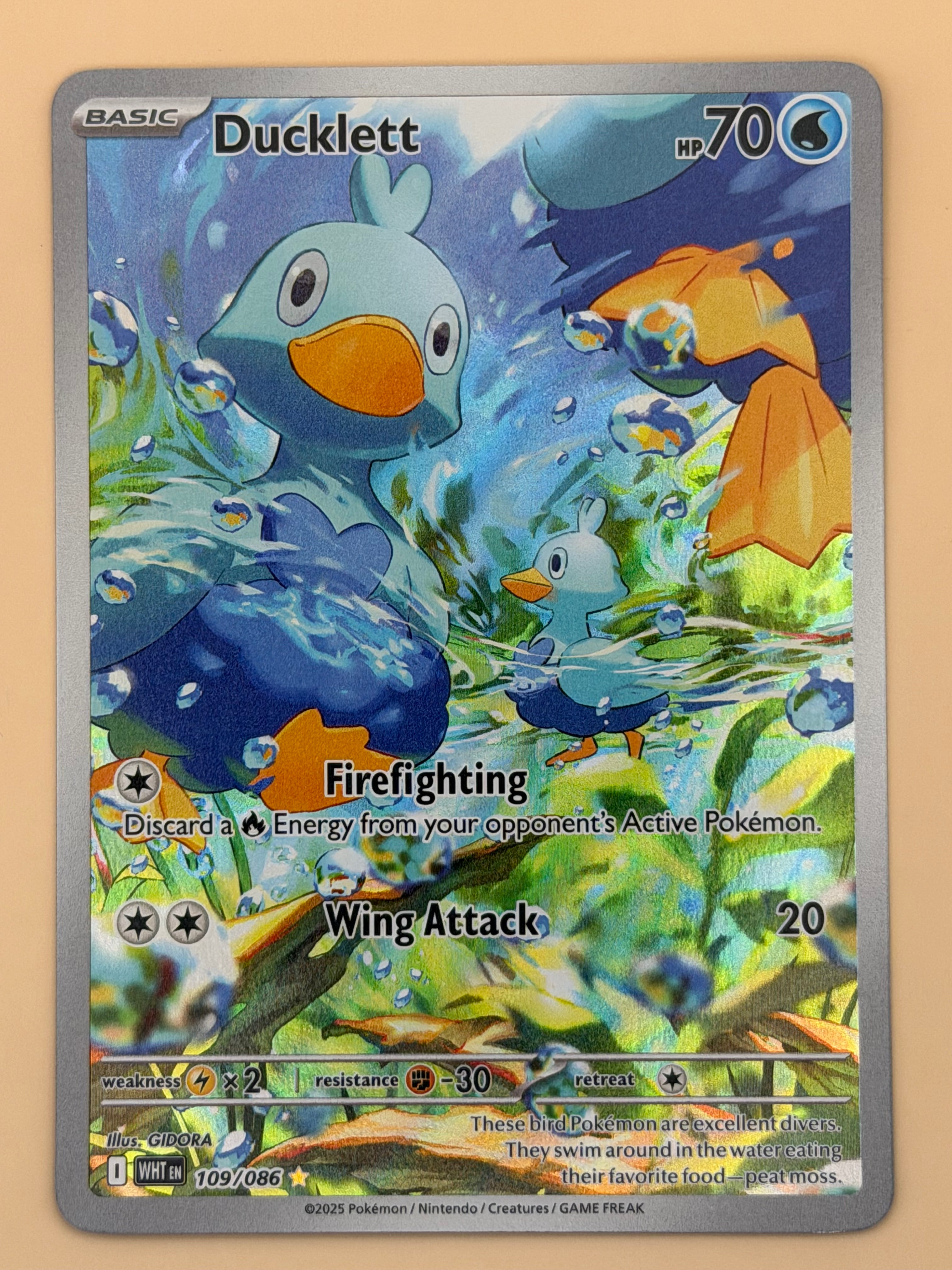 109/086 Ducklett - White Flare