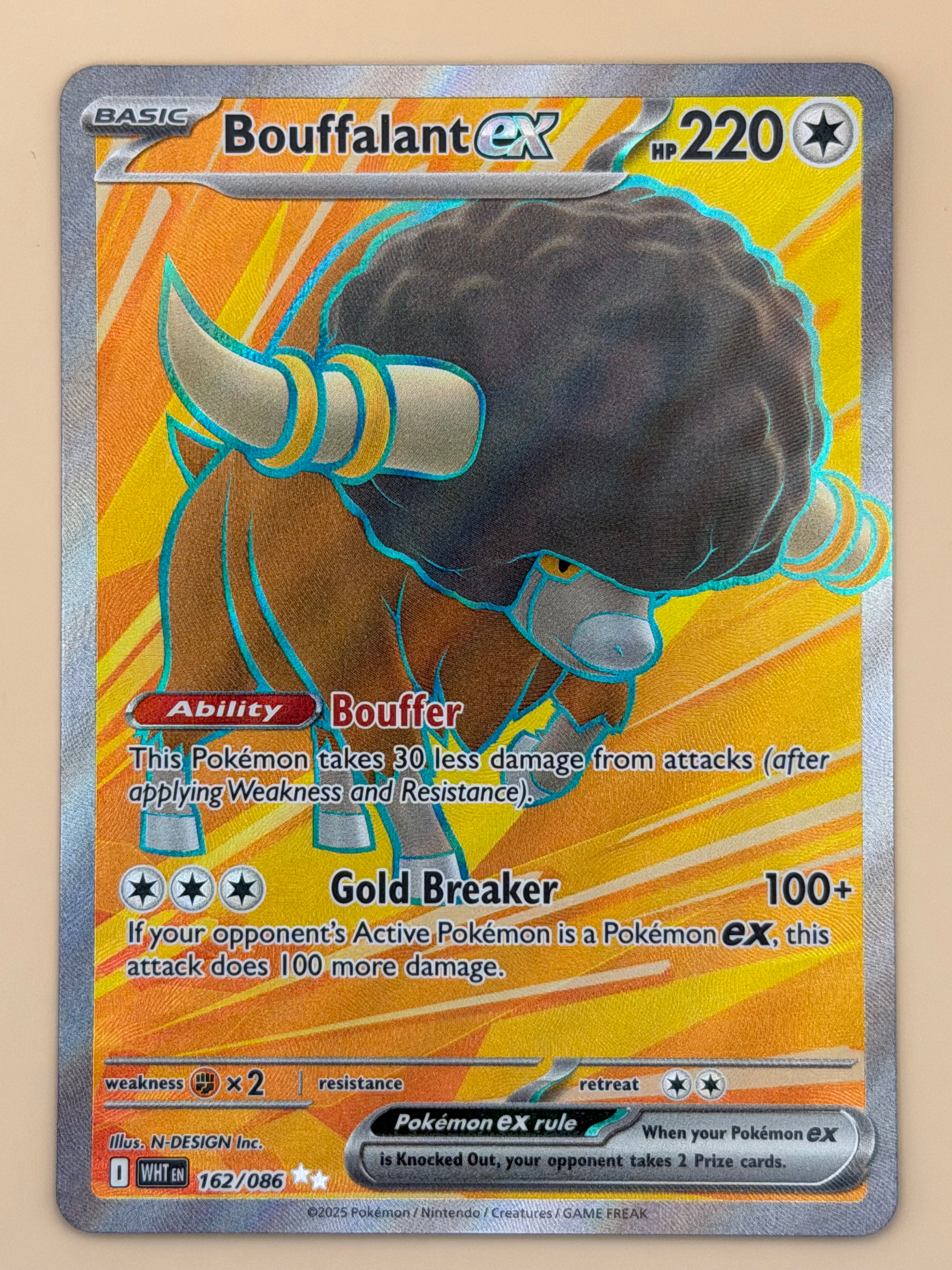 162/086 Bouffalant ex - White Flare
