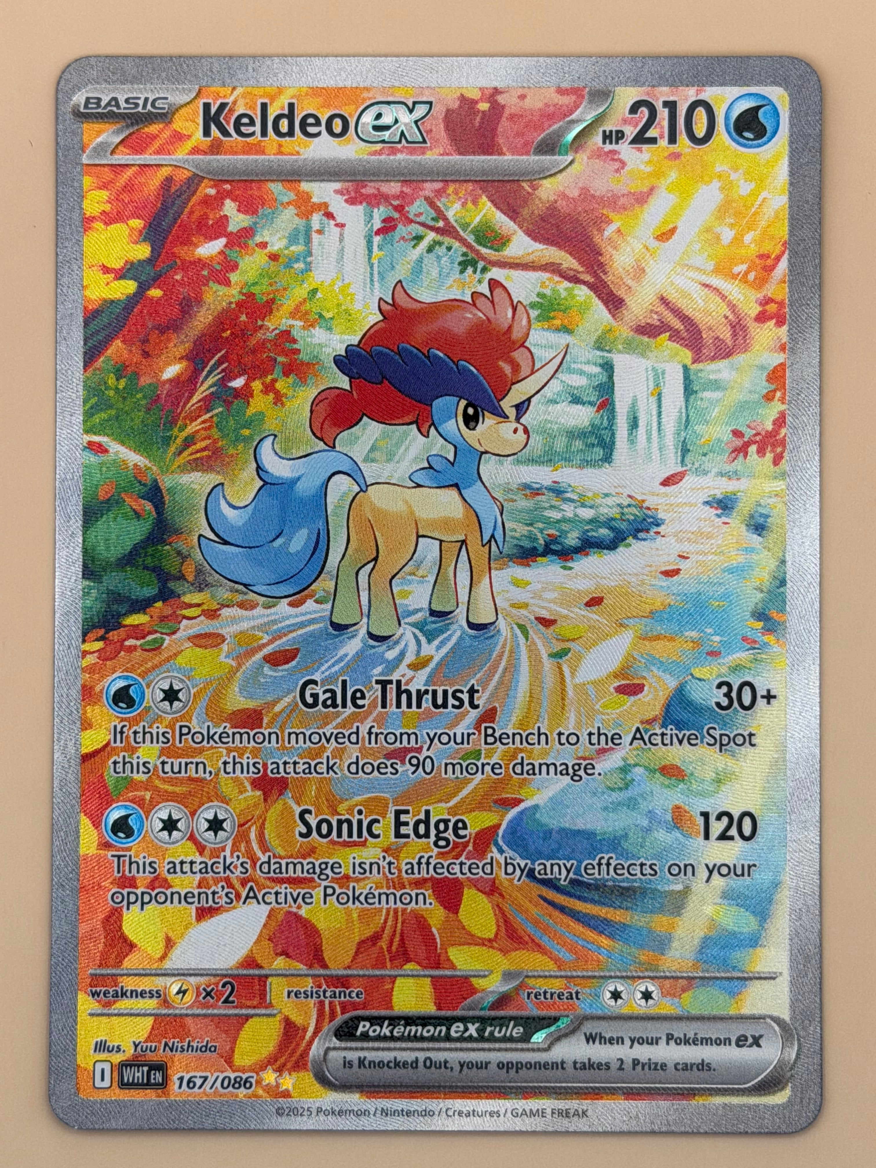 167/086 Keldeo ex - White Flare