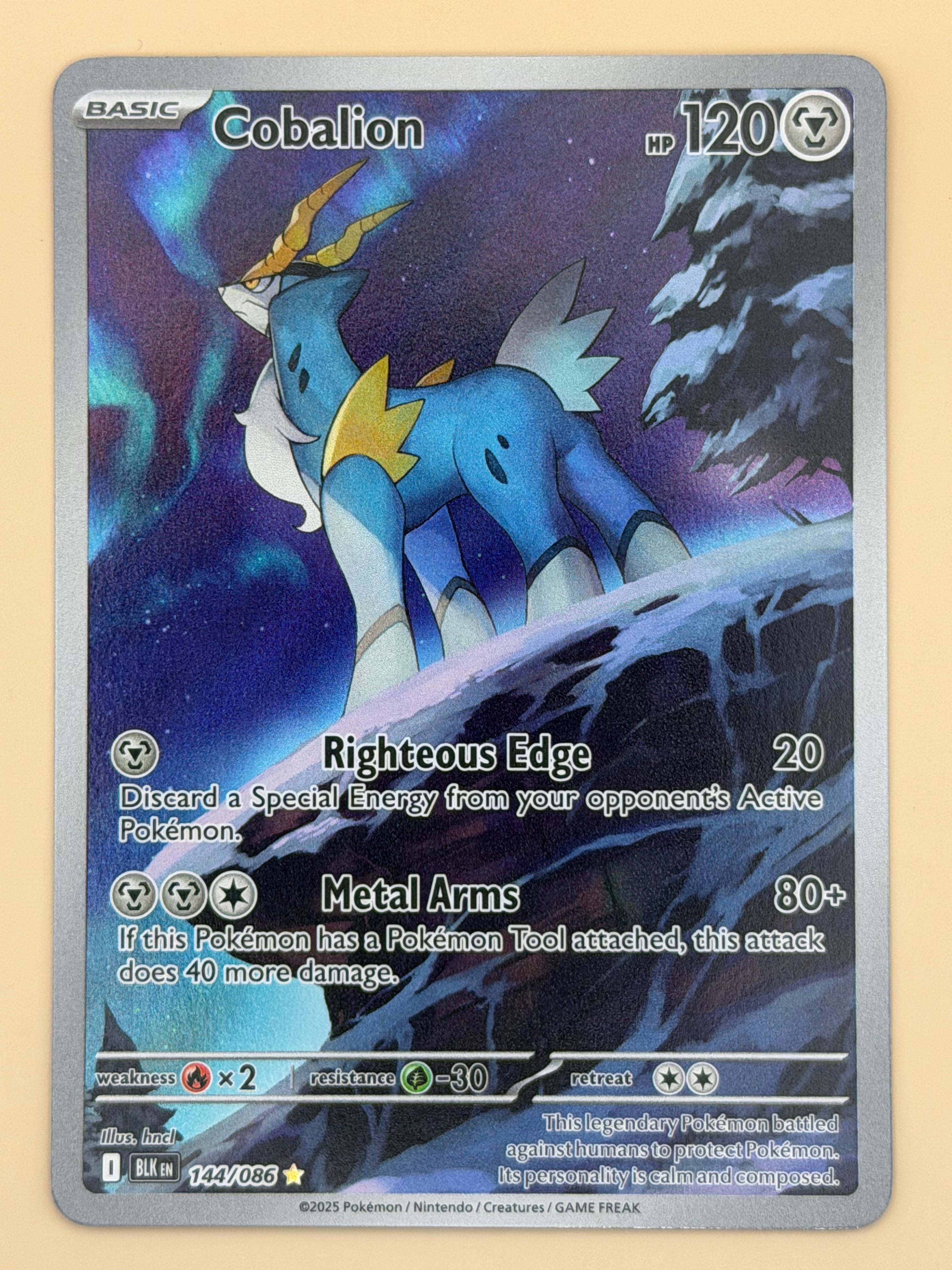 144/086 Cobalion - Black Bolt