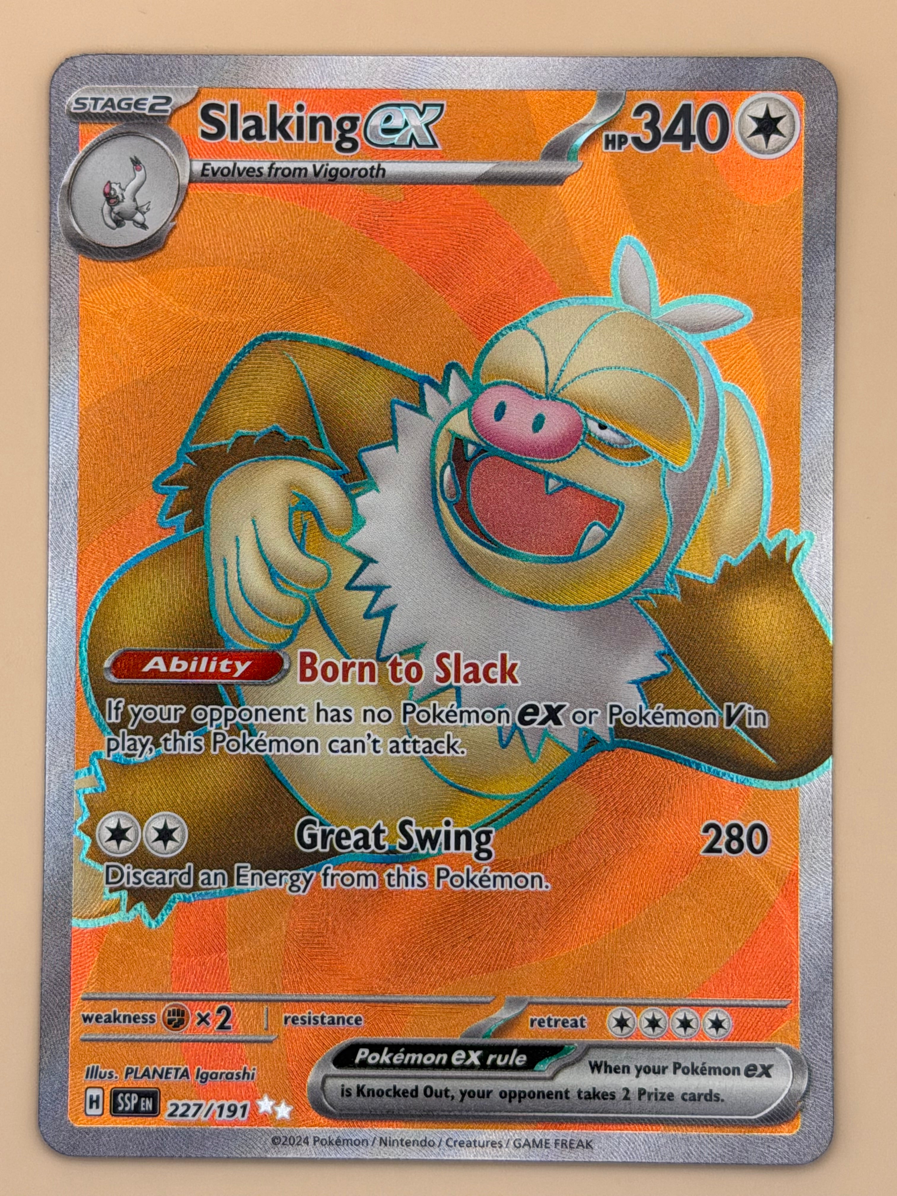 227/191 Slaking ex- Surging Sparks