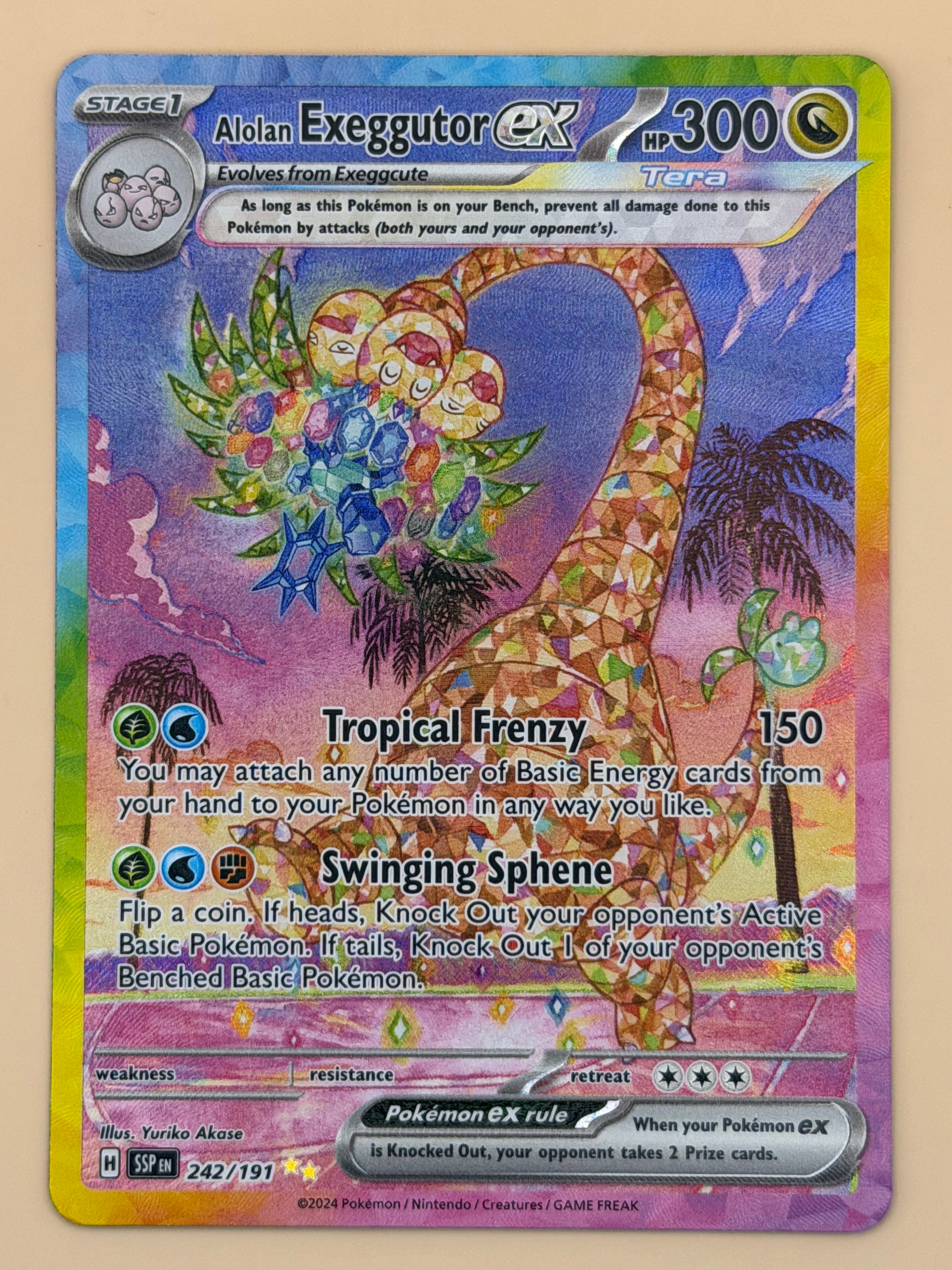 242/191 Alolan Exeggutor ex- Surging Sparks