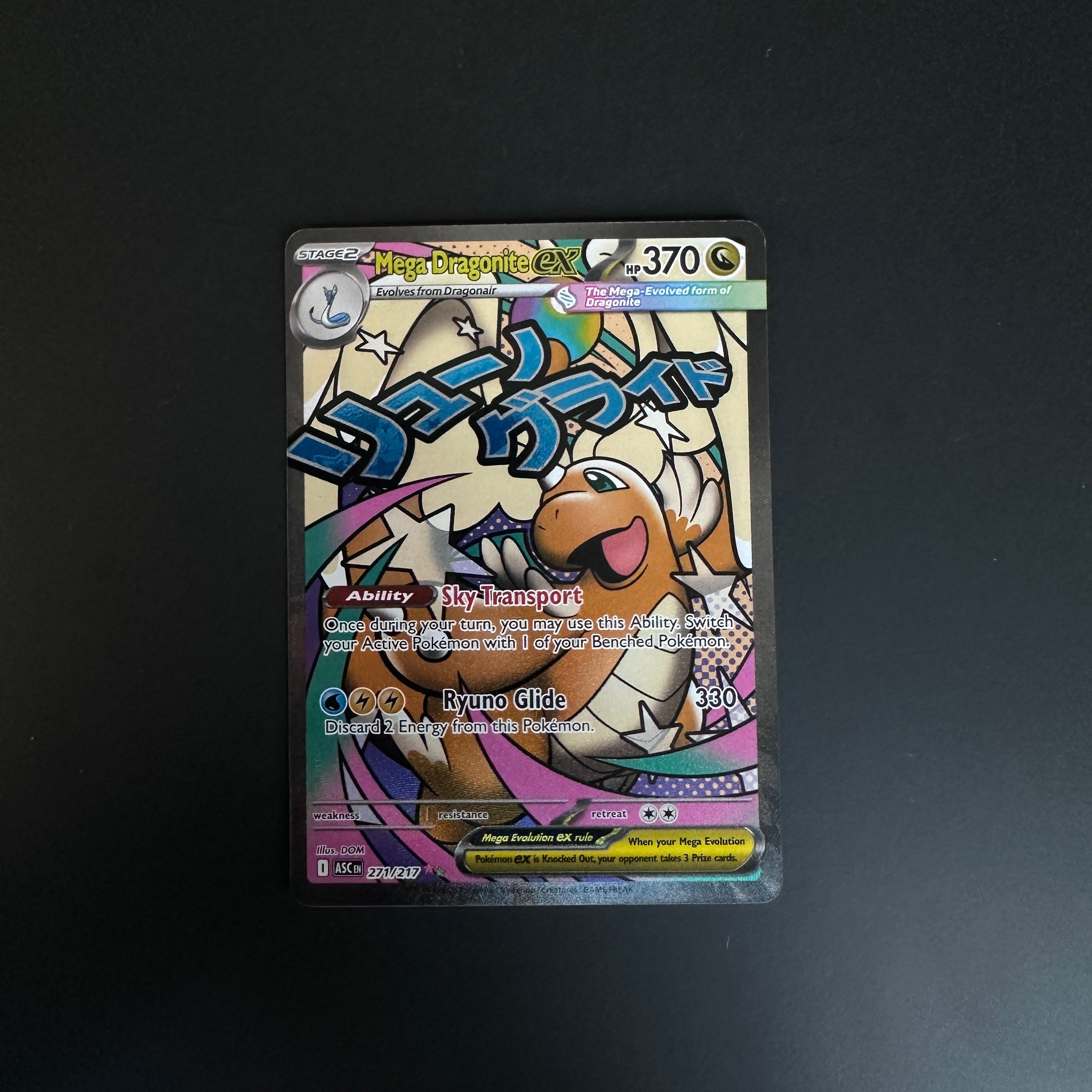 Mega Dragonite ex Ascended Heroes Mega Attack Rare 271/217