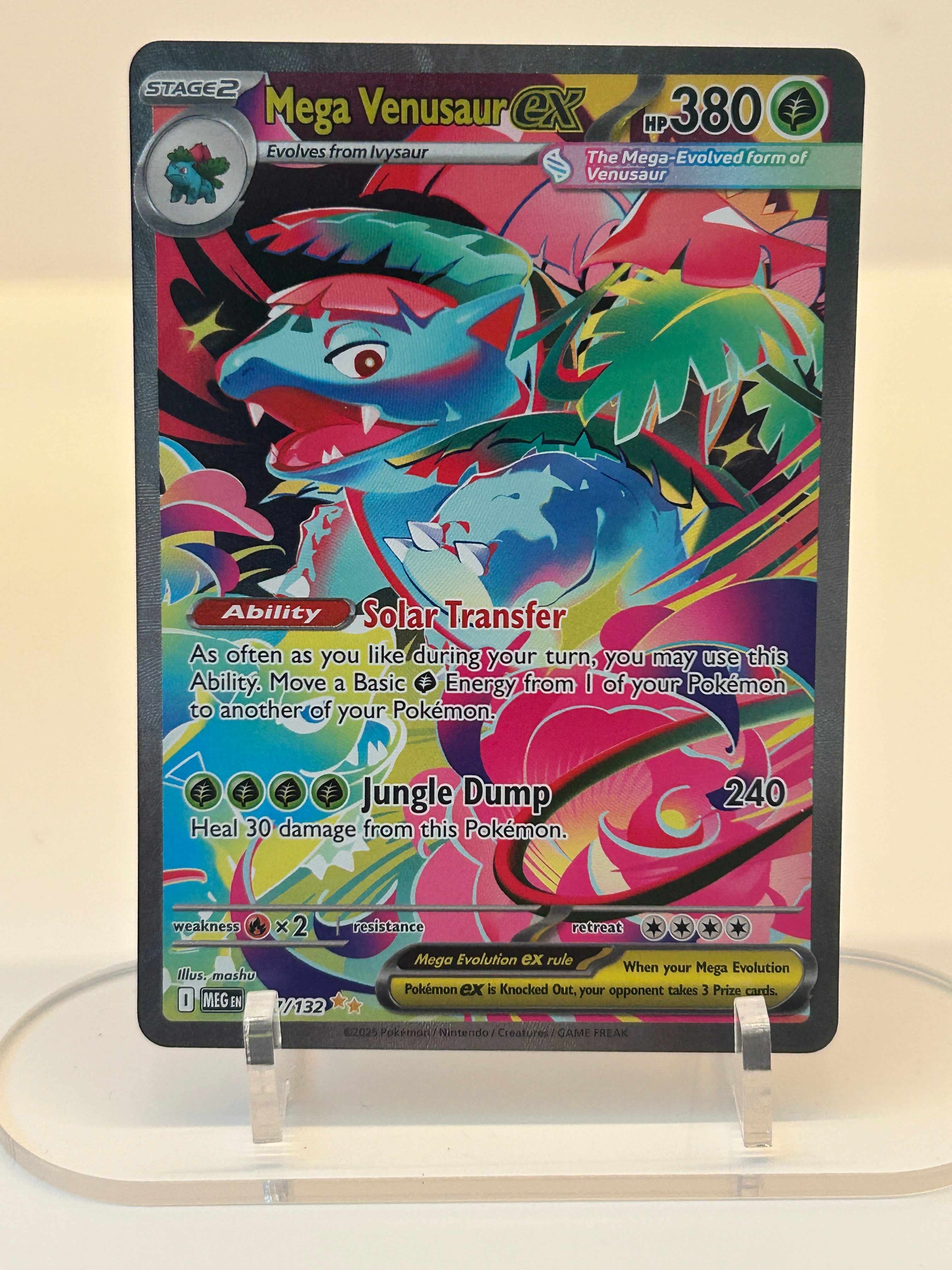 Mega Venusaur ex Mega Evolution Special Illustration Rare 177/132