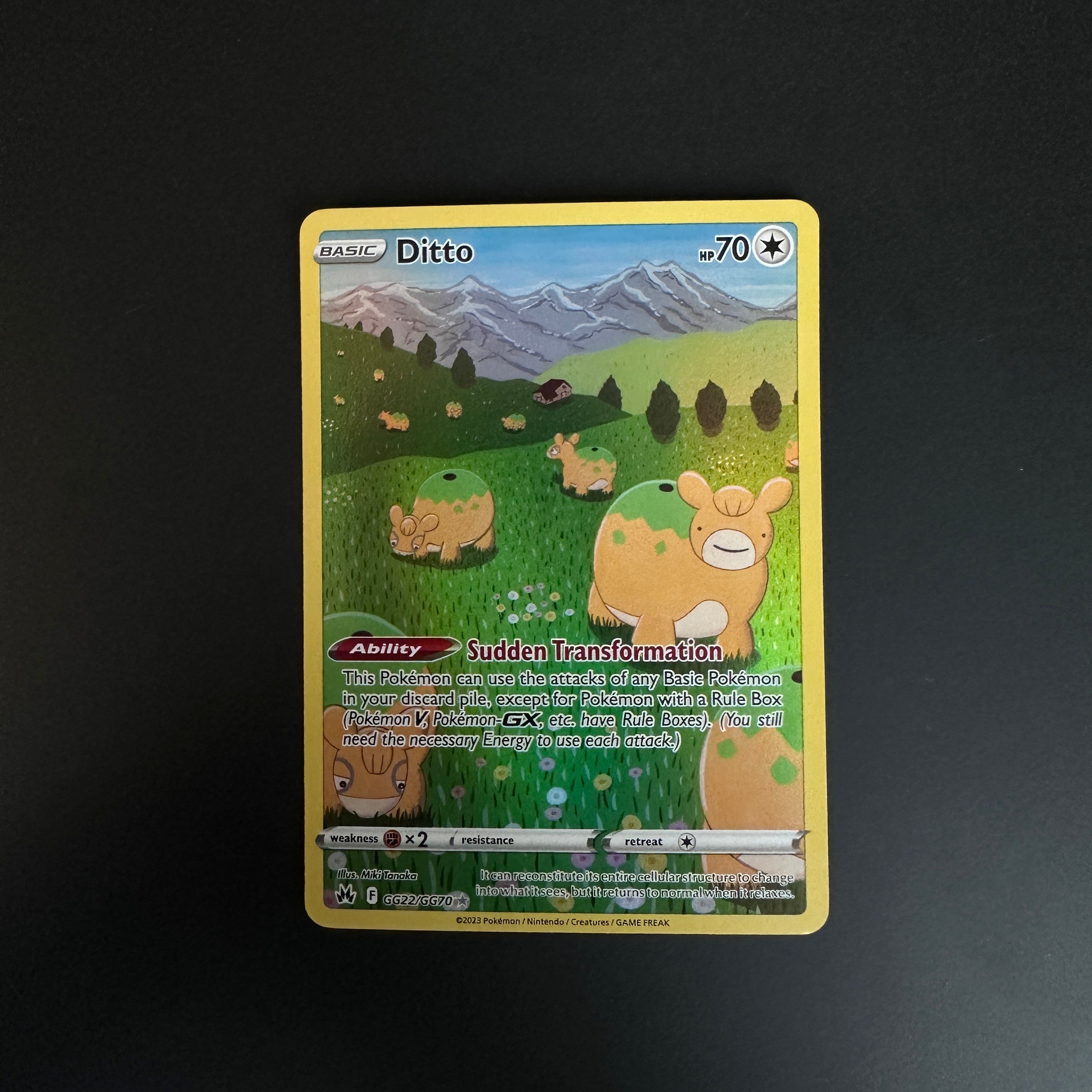 Ditto Crown Zenith: Galarian Gallery Ultra Rare GG22/GG70
