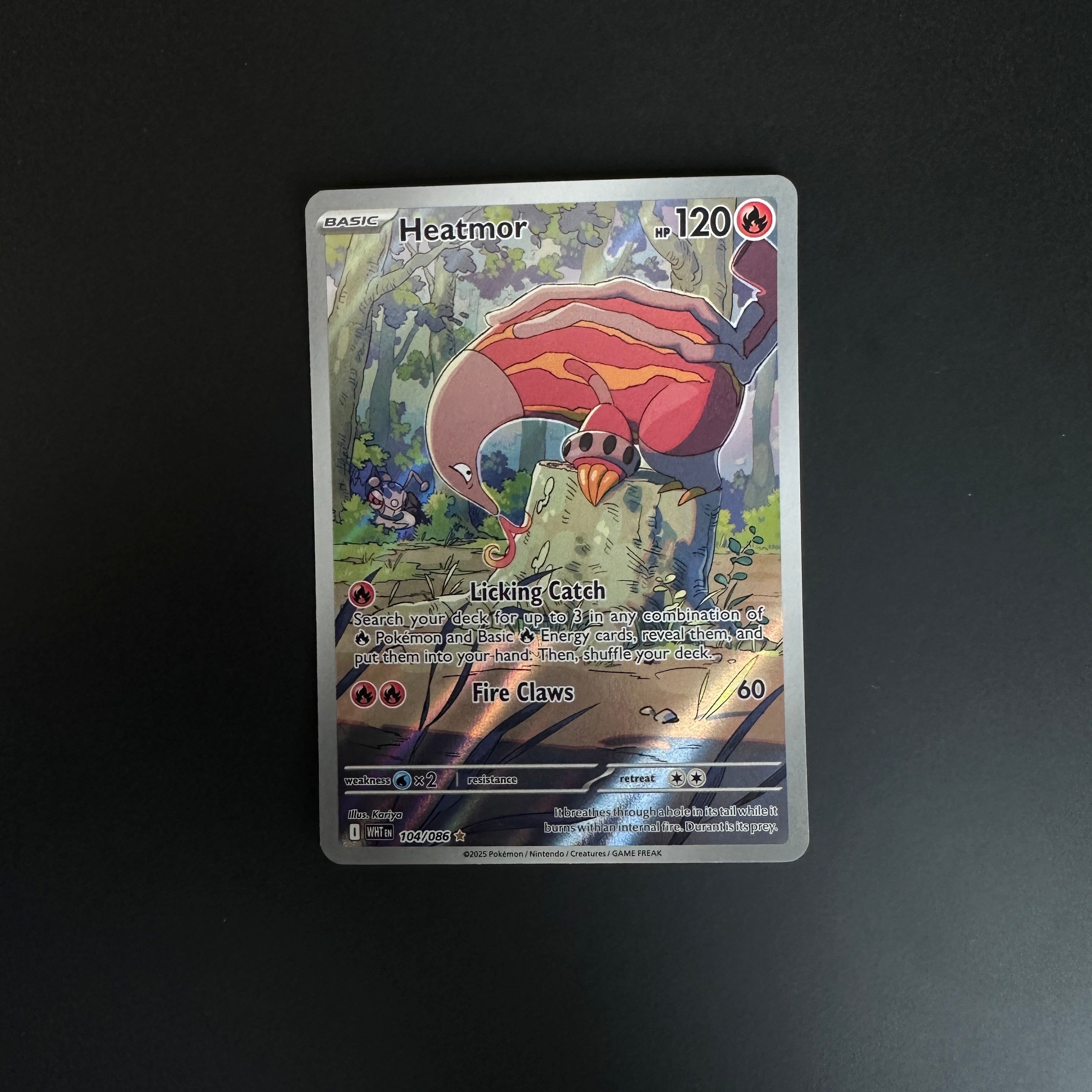 Heatmor White Flare Illustration Rare 104/086