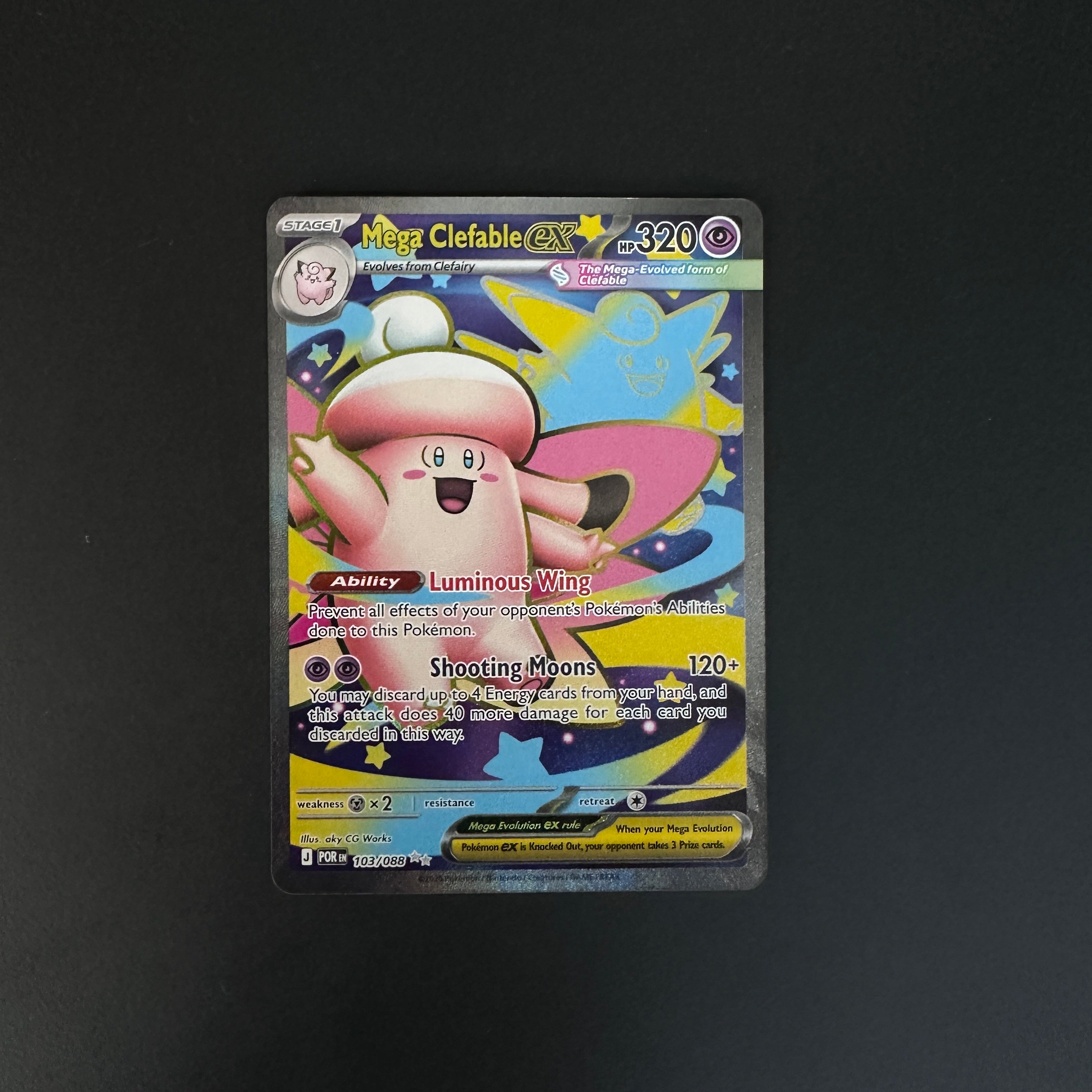 Mega Clefable ex Perfect Order Ultra Rare 103/088