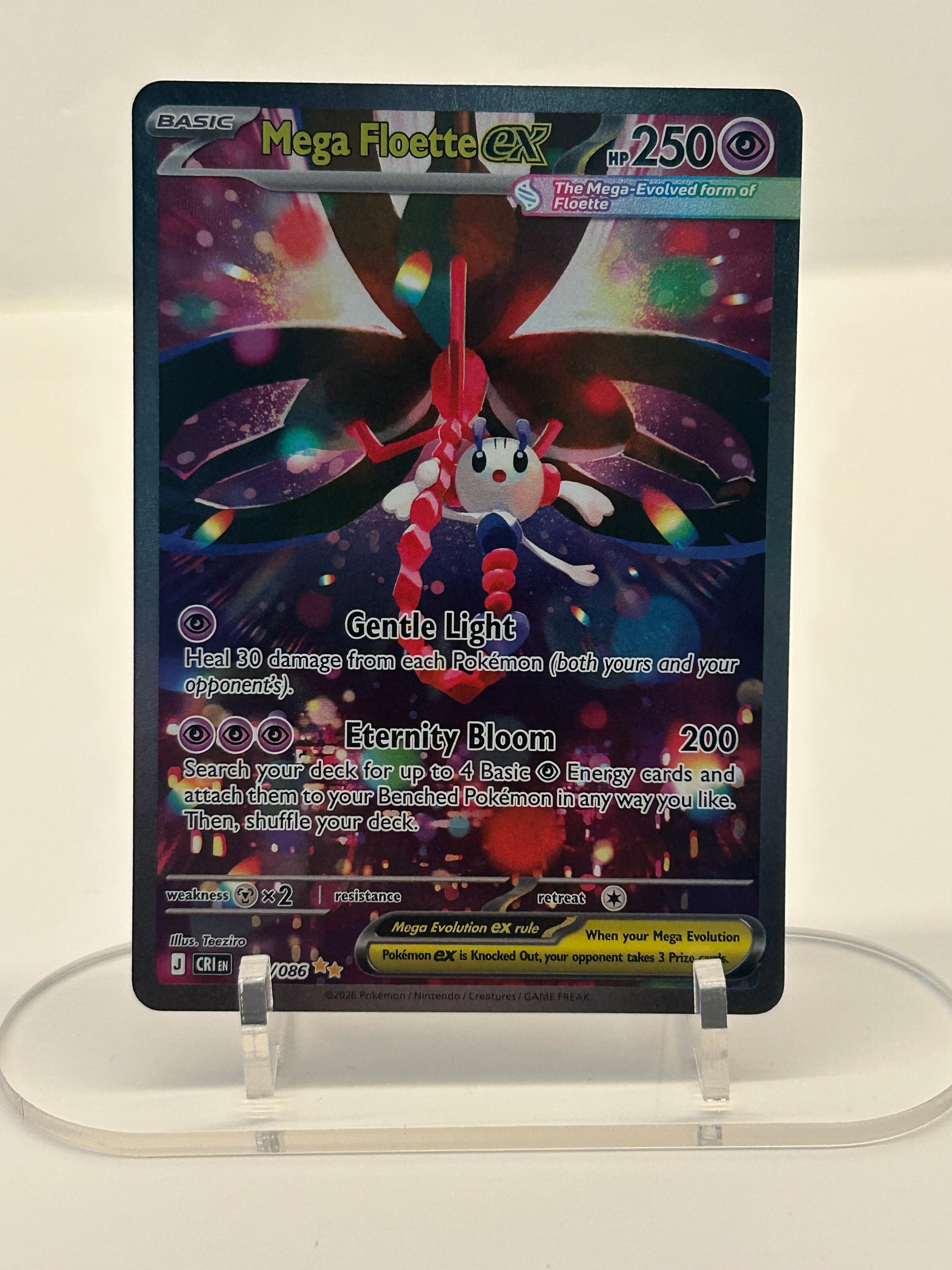 Mega Floette ex Chaos Rising Special Illustration Rare 117/086