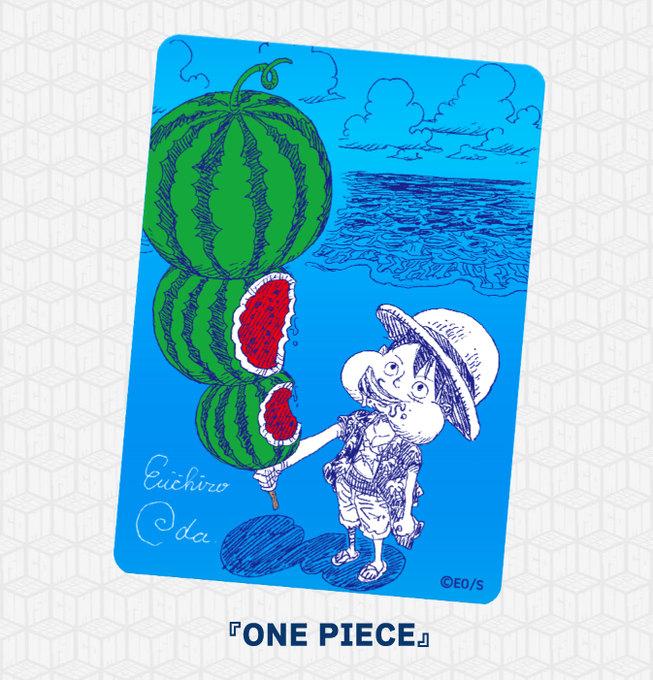 Watermelon Luffy with Oda Signature Shueisha's NatsuComi 2026 Summer