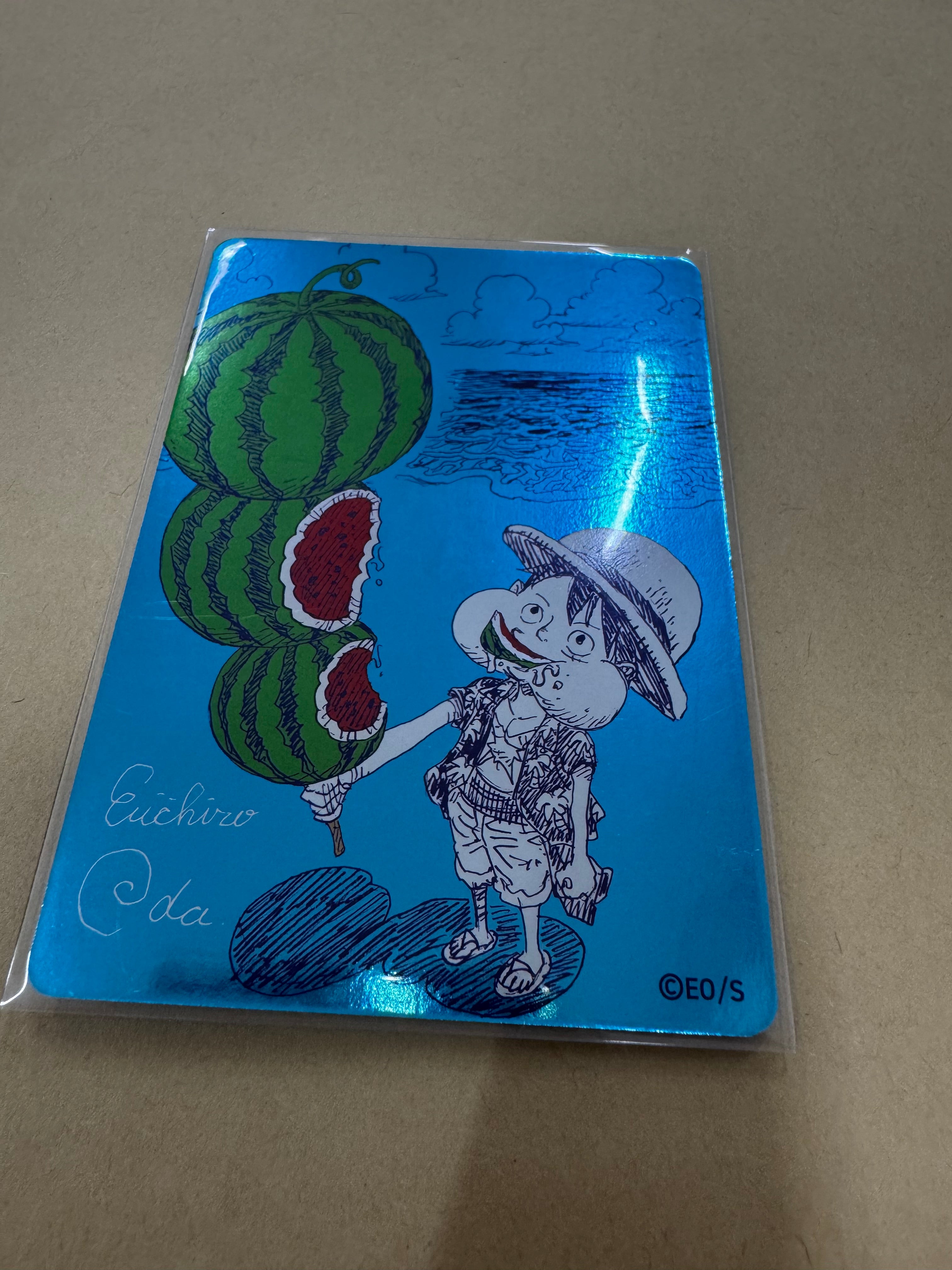 Watermelon Luffy with Oda Signature Shueisha's NatsuComi 2026 Summer