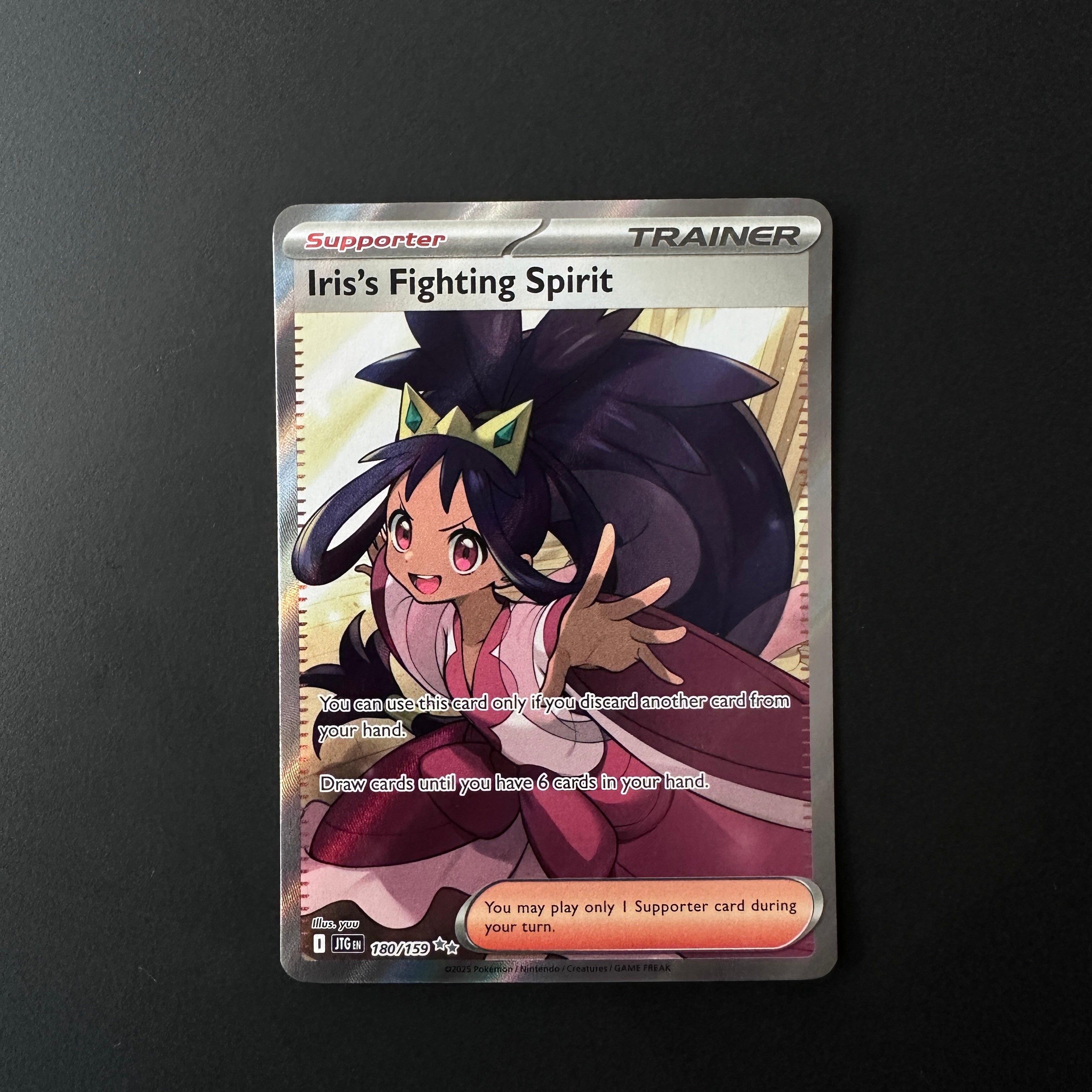 Iris's Fighting Spirit Journey Together Ultra Rare 180/159