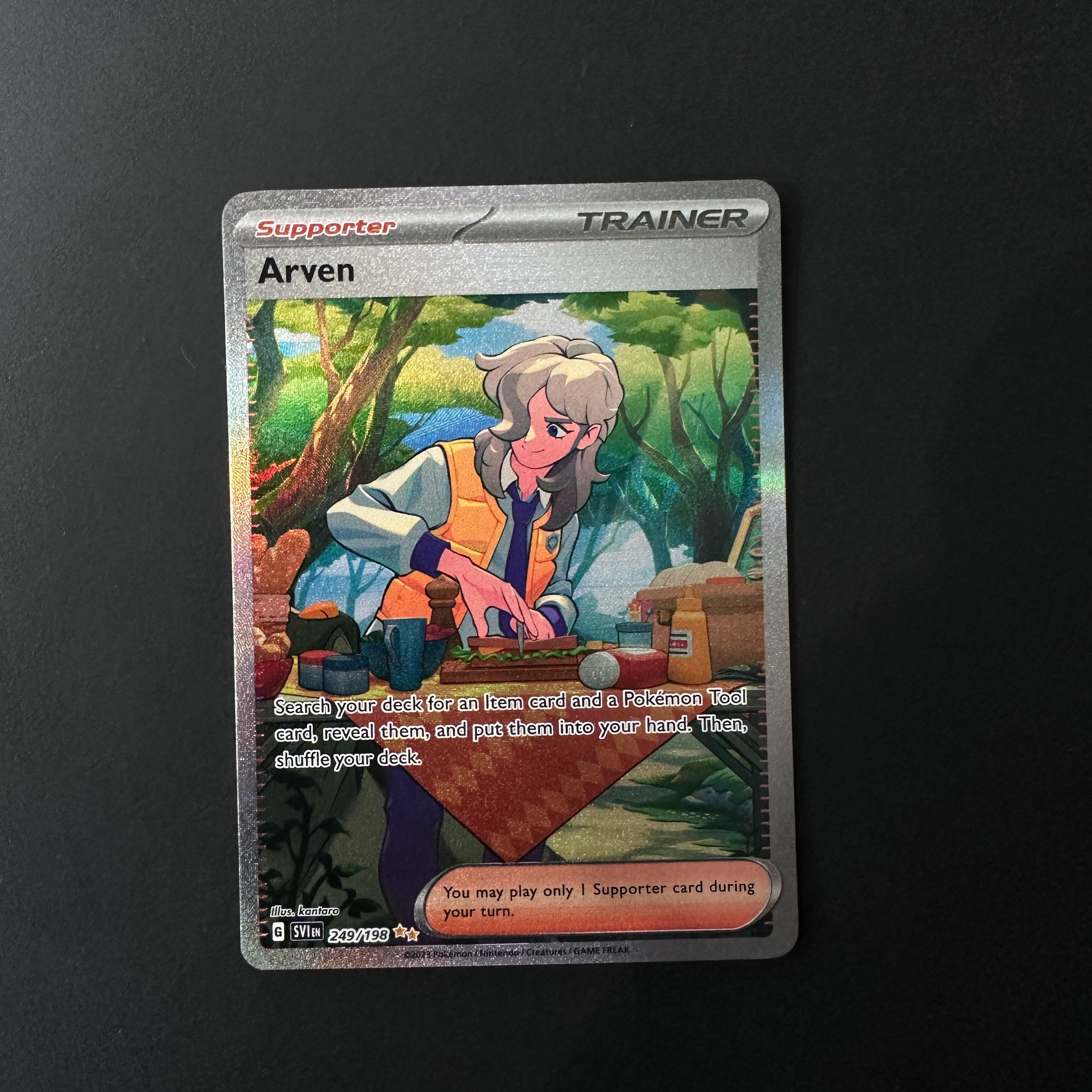 Arven Scarlet & Violet Base Set Special Illustration Rare 249/198