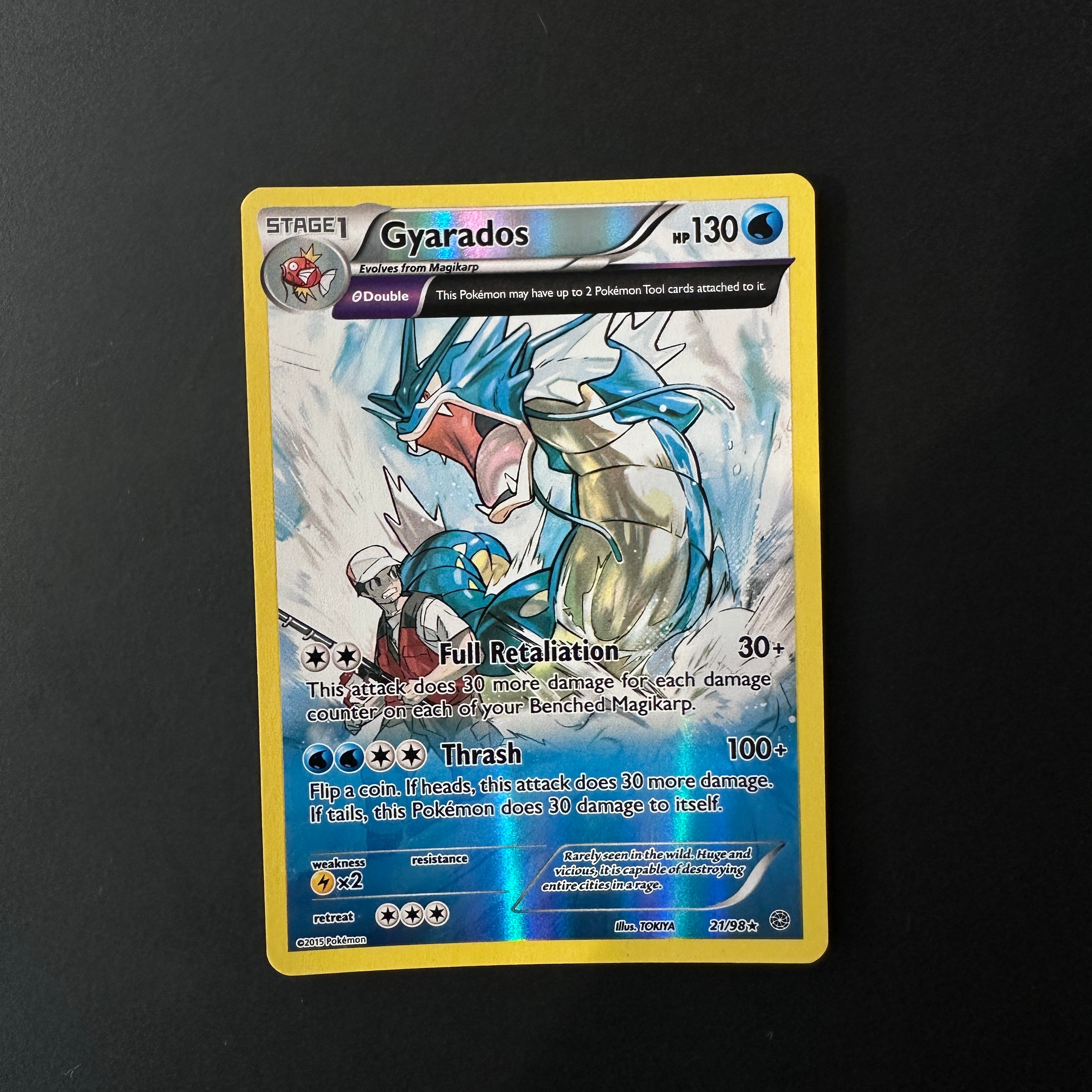 Gyarados (21) Ancient Origins Holo Rare 21