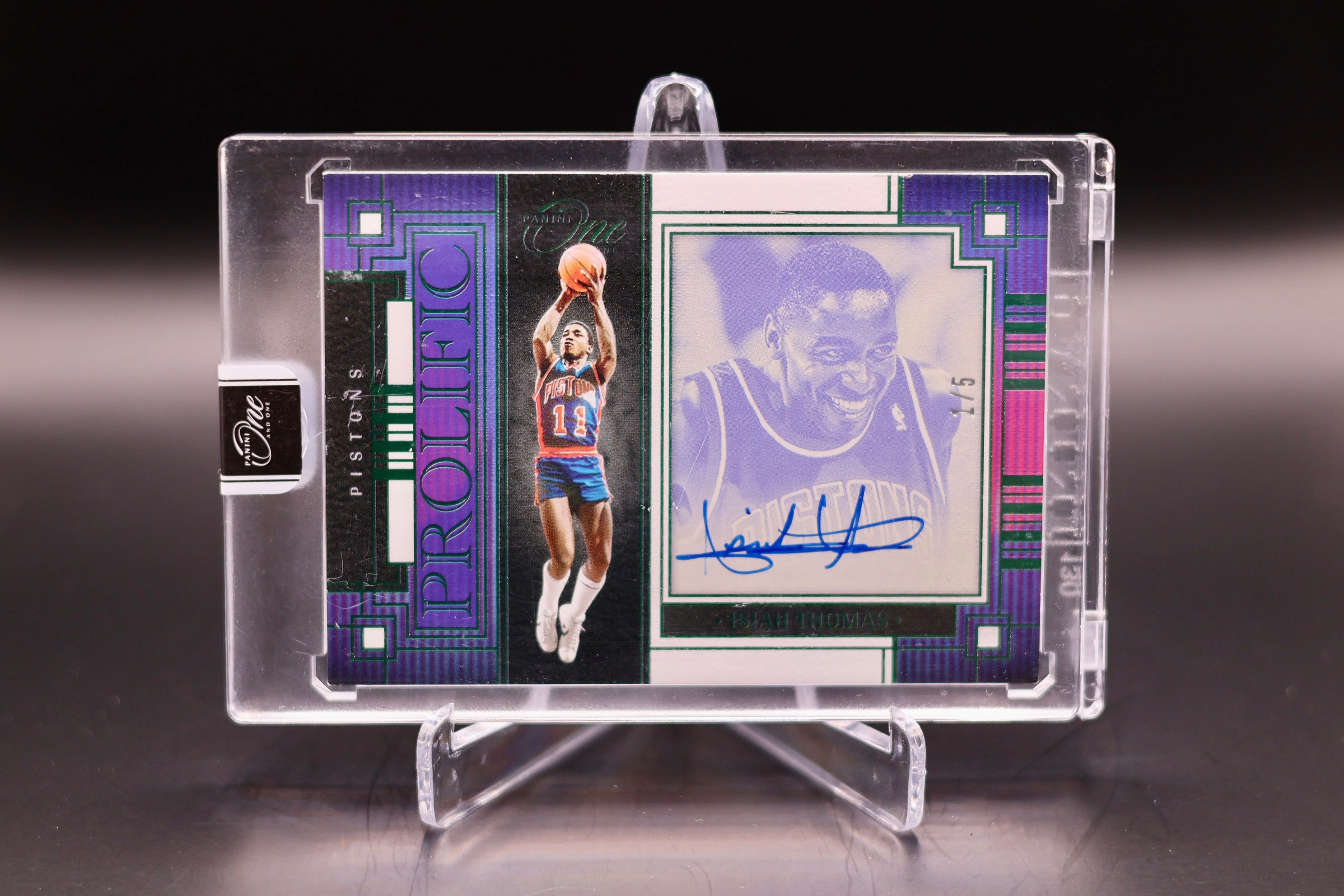 2023-24 Panini One & One Isiah Thomas Auto Prolific Signatures /5