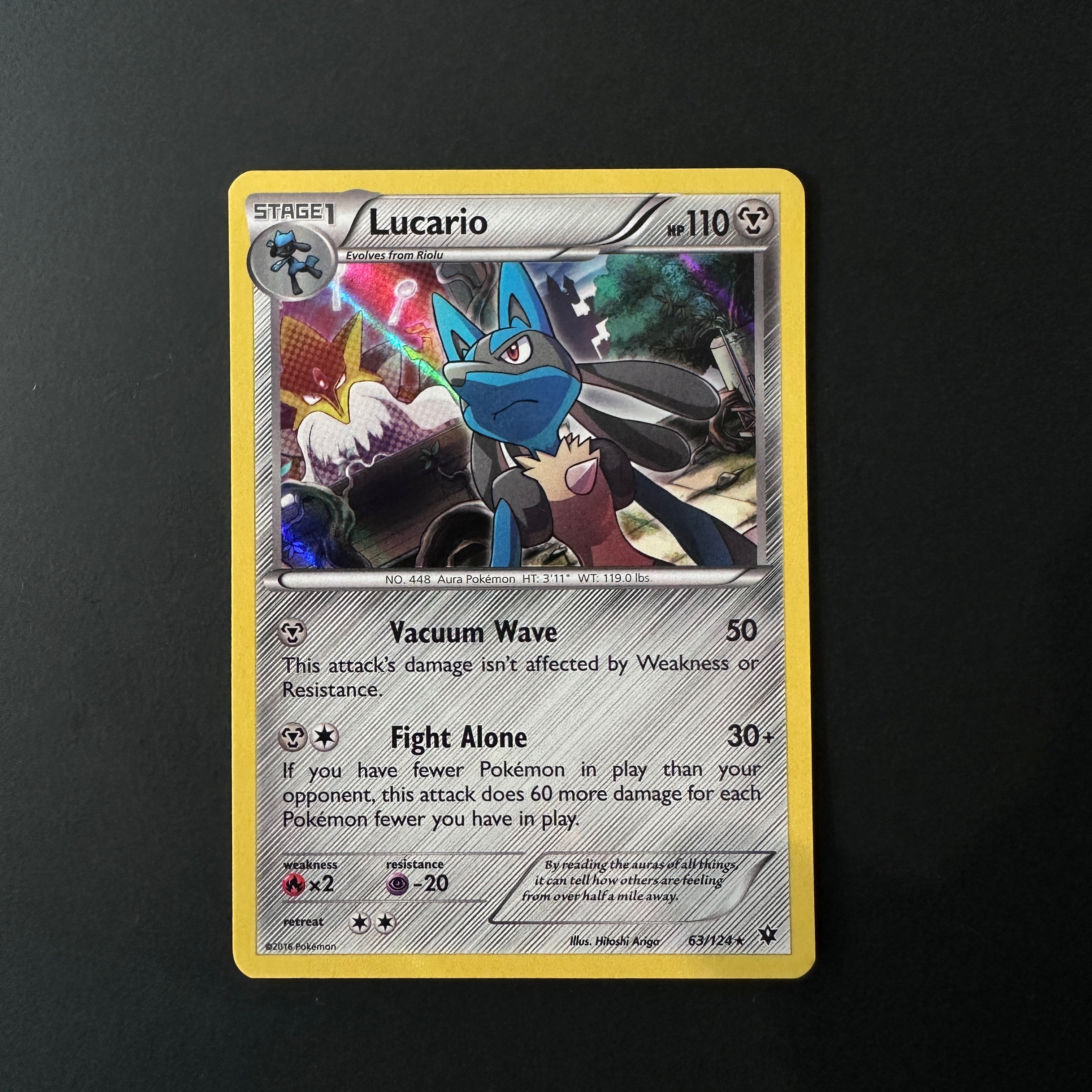 Lucario - 63/124 (Cosmos Holo) Miscellaneous Cards & Products Promo 063/124