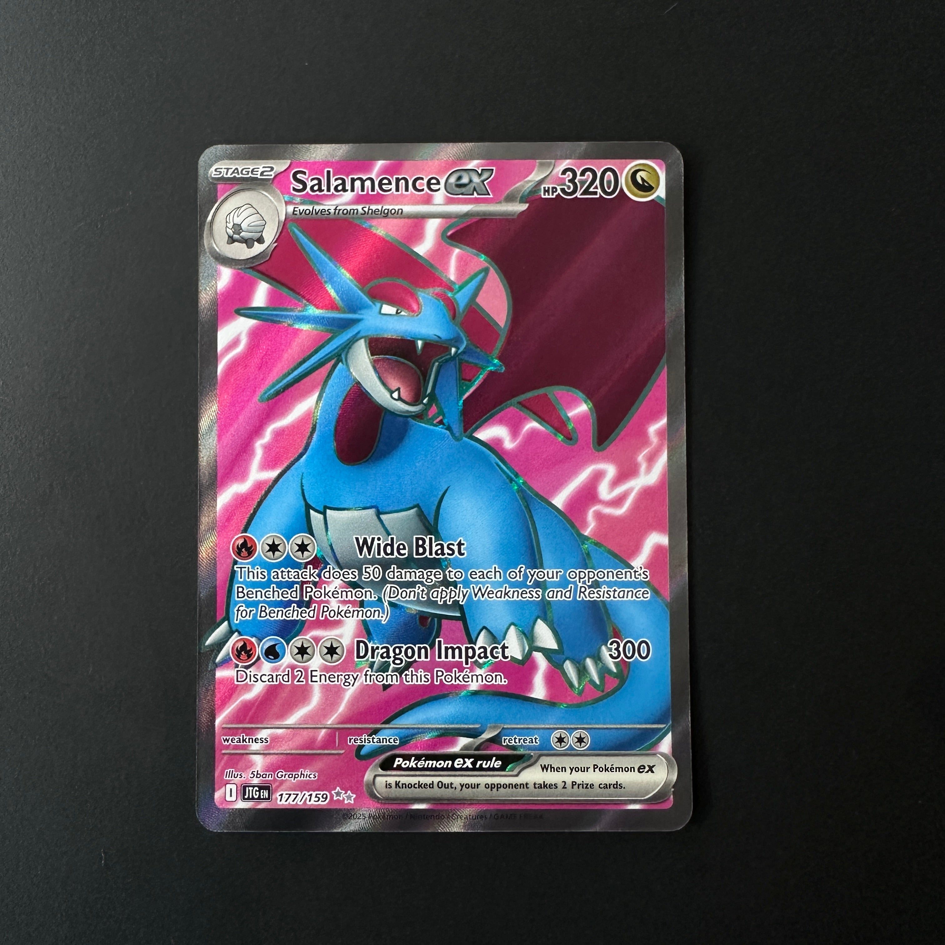 Salamence ex Journey Together Ultra Rare 177/159