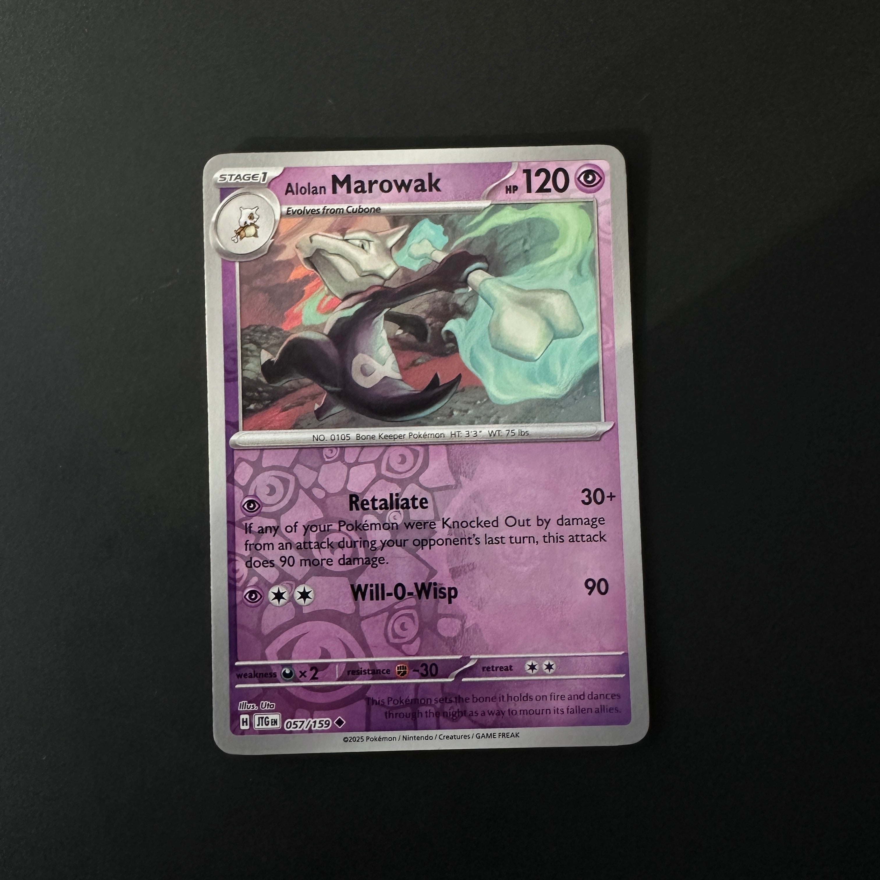 Alolan Marowak Journey Together Uncommon 057/159