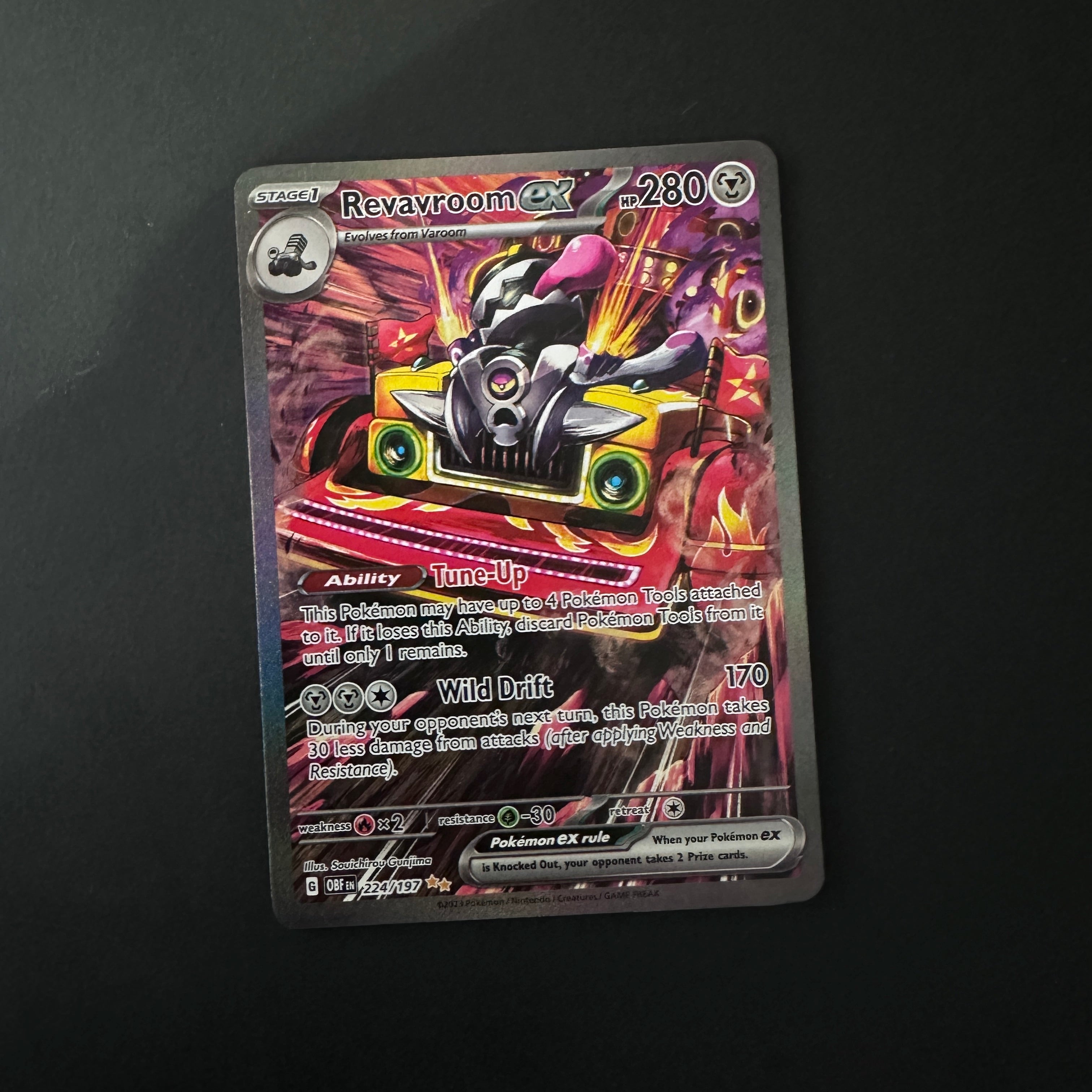 Revavroom ex Obsidian Flames Special Illustration Rare 224/197