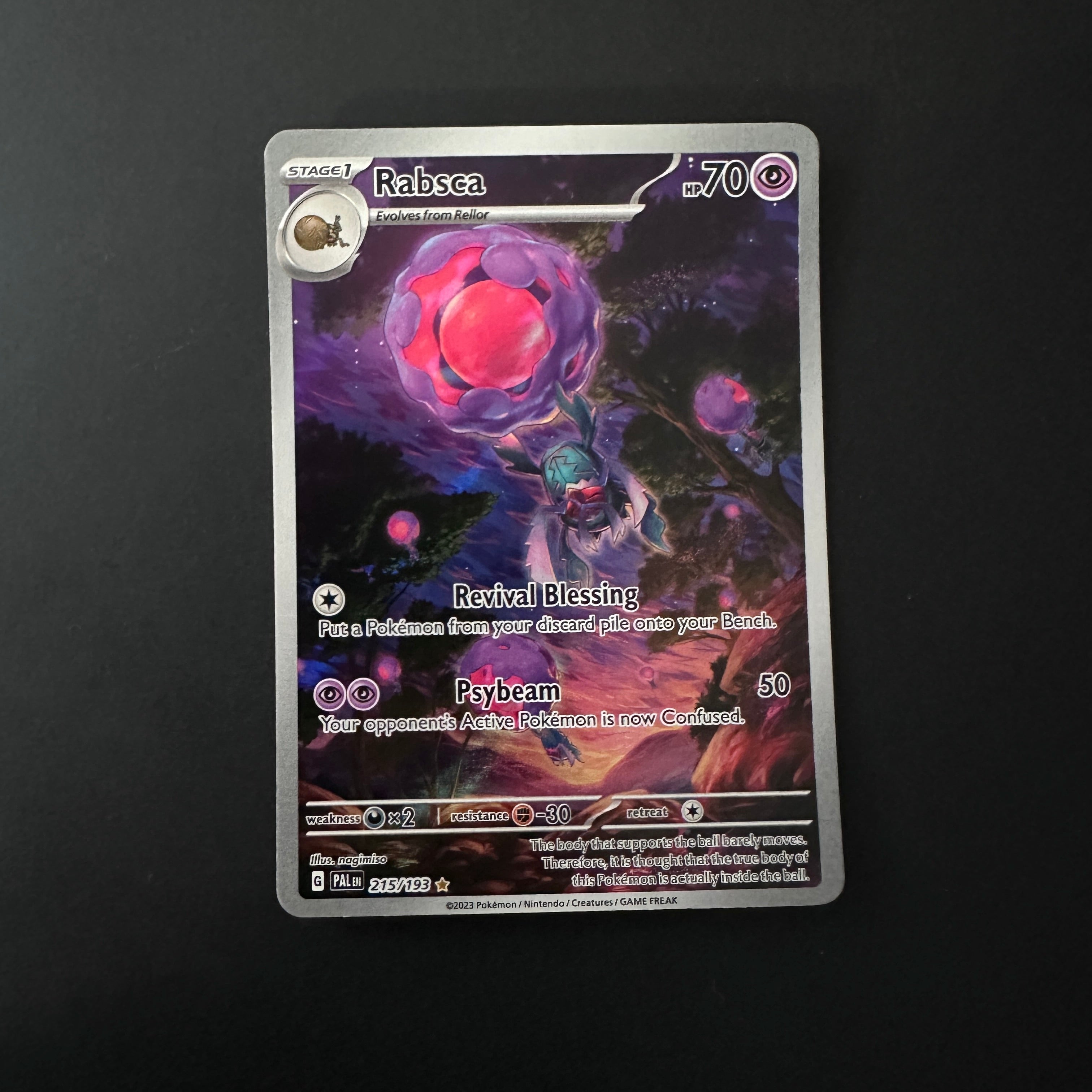 Rabsca Paldea Evolved Illustration Rare 215/193