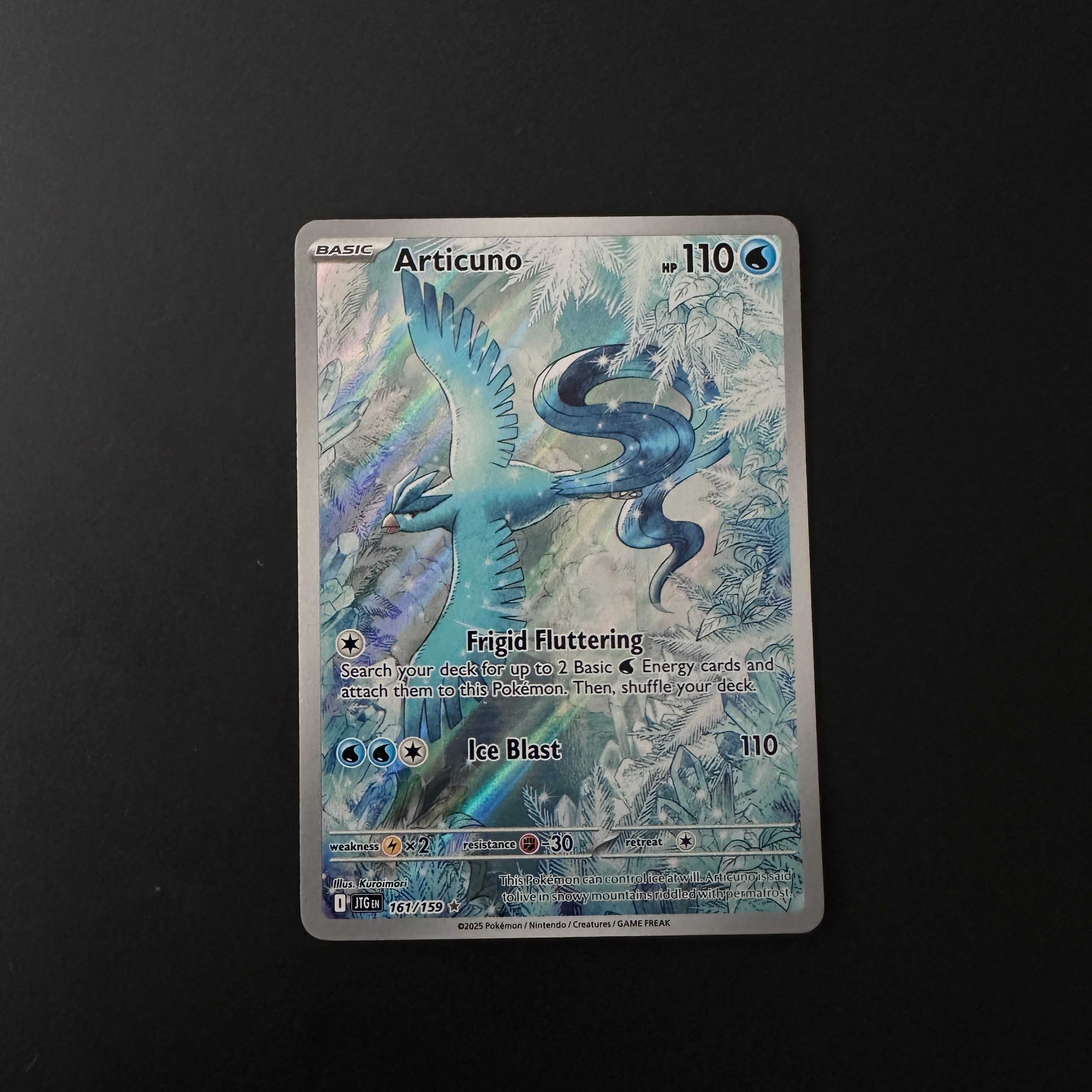 Articuno Journey Together Illustration Rare 161/159