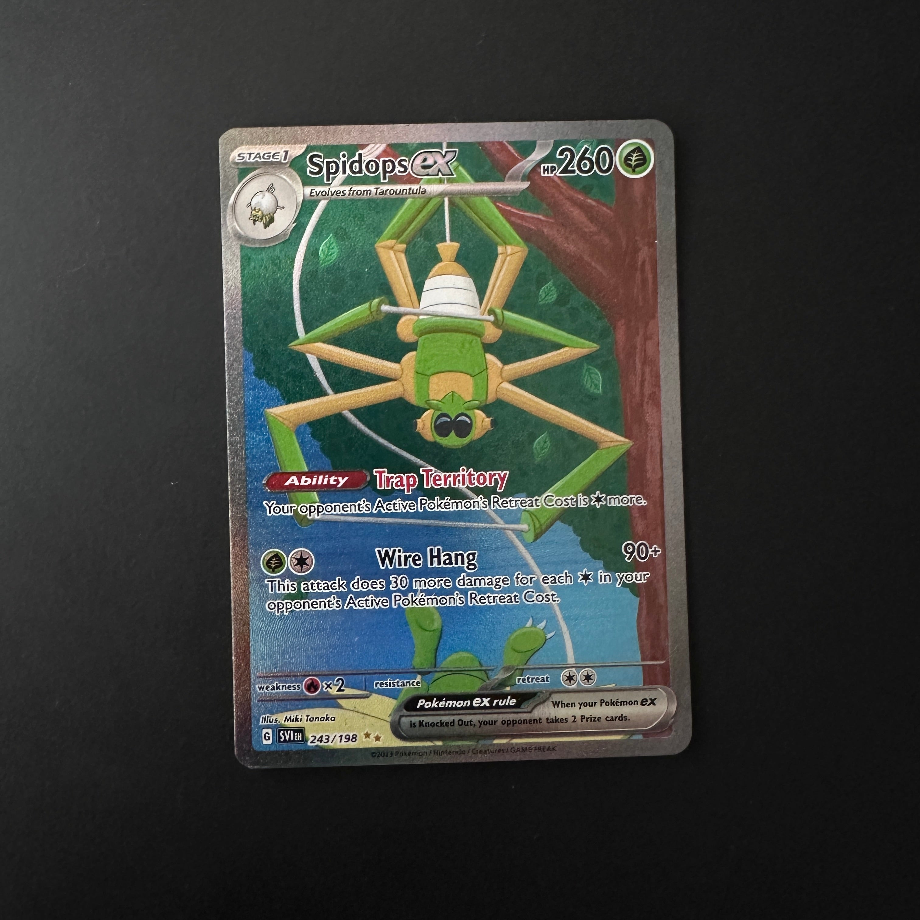 Spidops ex Scarlet & Violet Base Set Special Illustration Rare 243/198