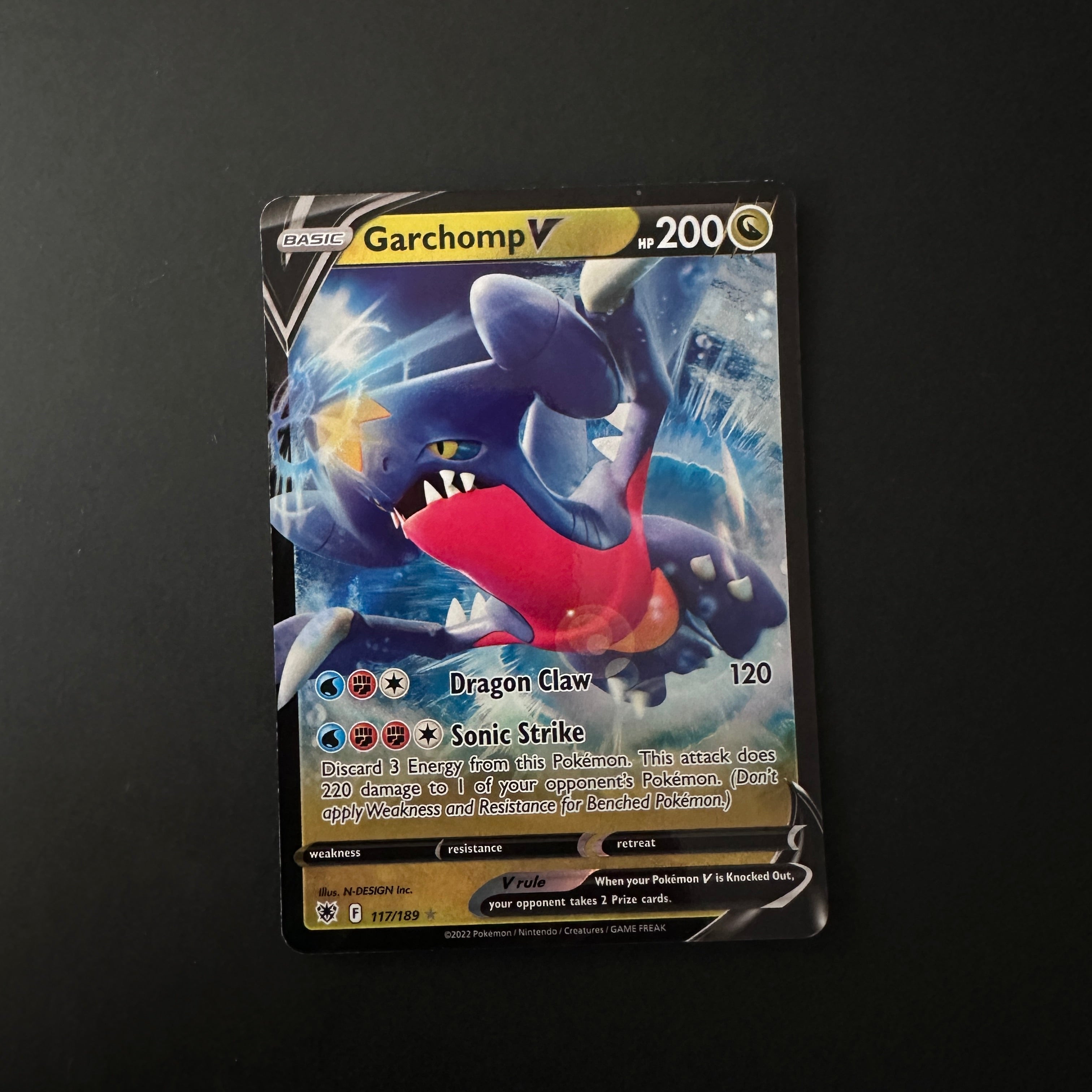 Garchomp V Astral Radiance Ultra Rare 117/189