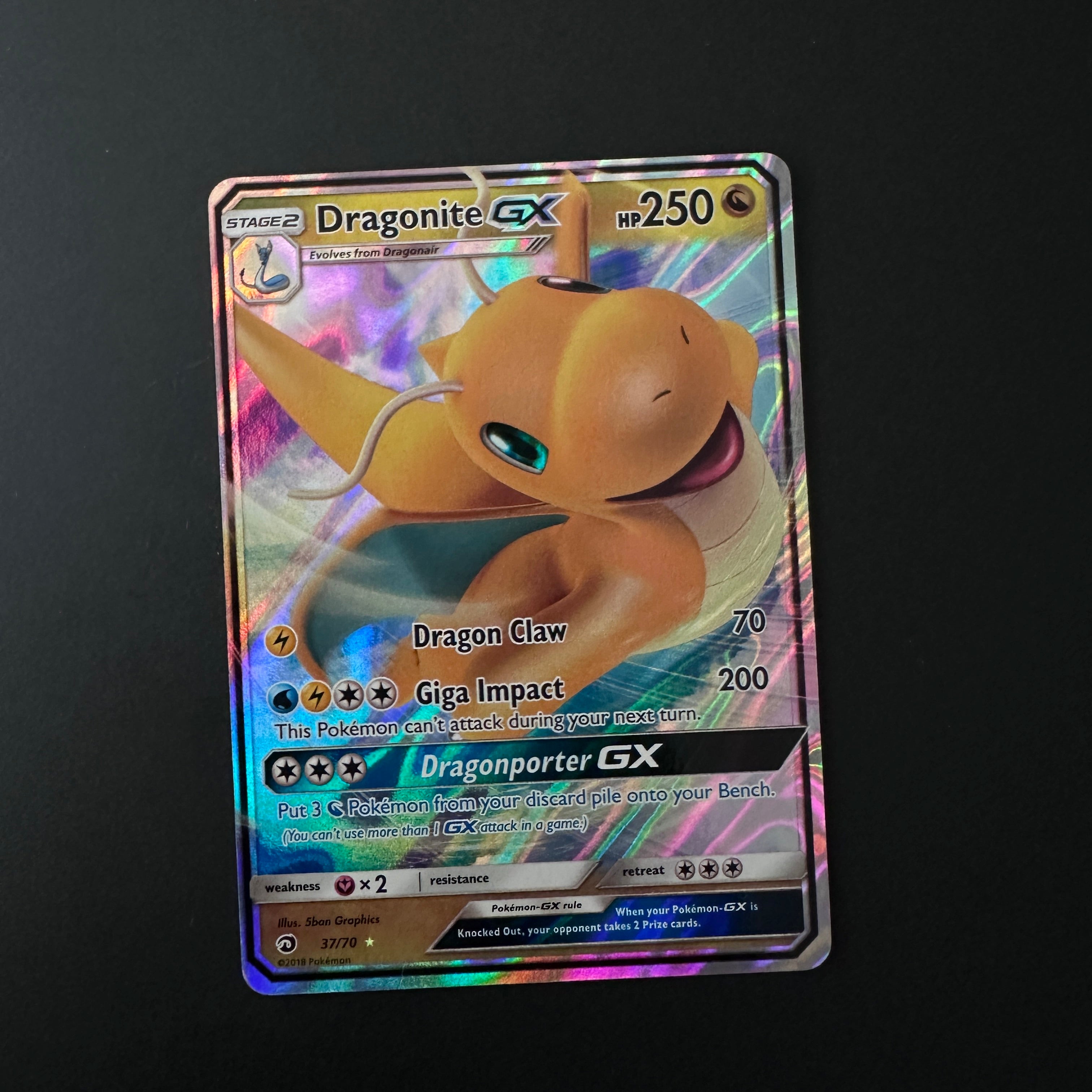 Dragonite GX Dragon Majesty Ultra Rare 37