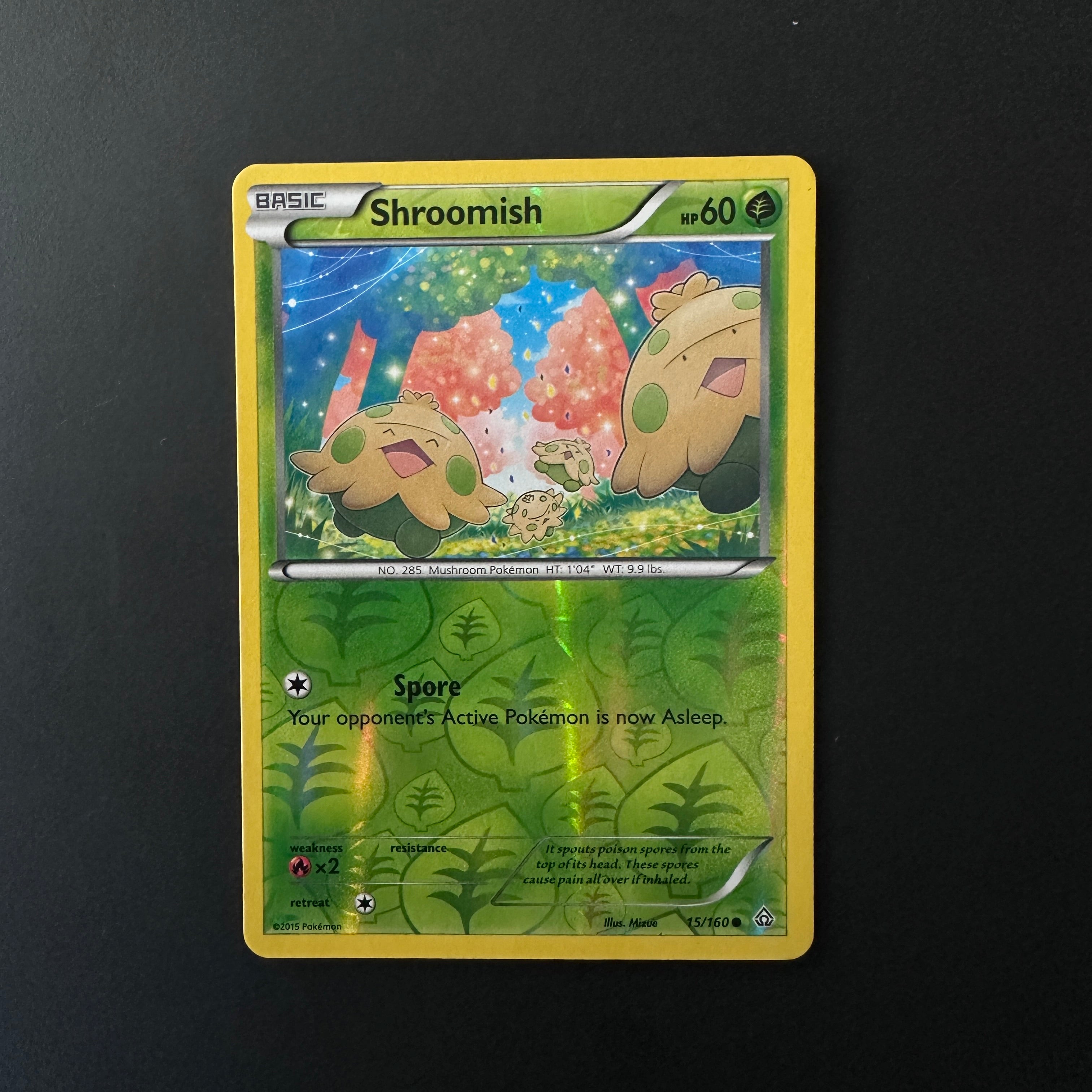 Shroomish Primal Clash Common 15 HOLO