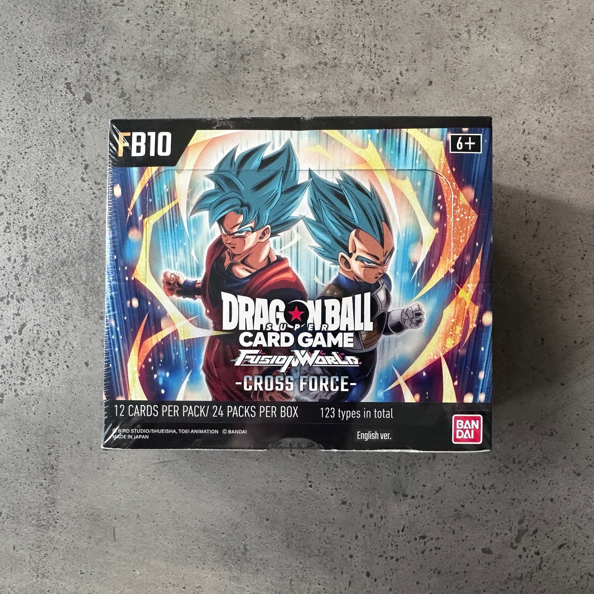 Dragon Ball Super Fusion World FB10 Cross Force Booster Box ENG SEALED