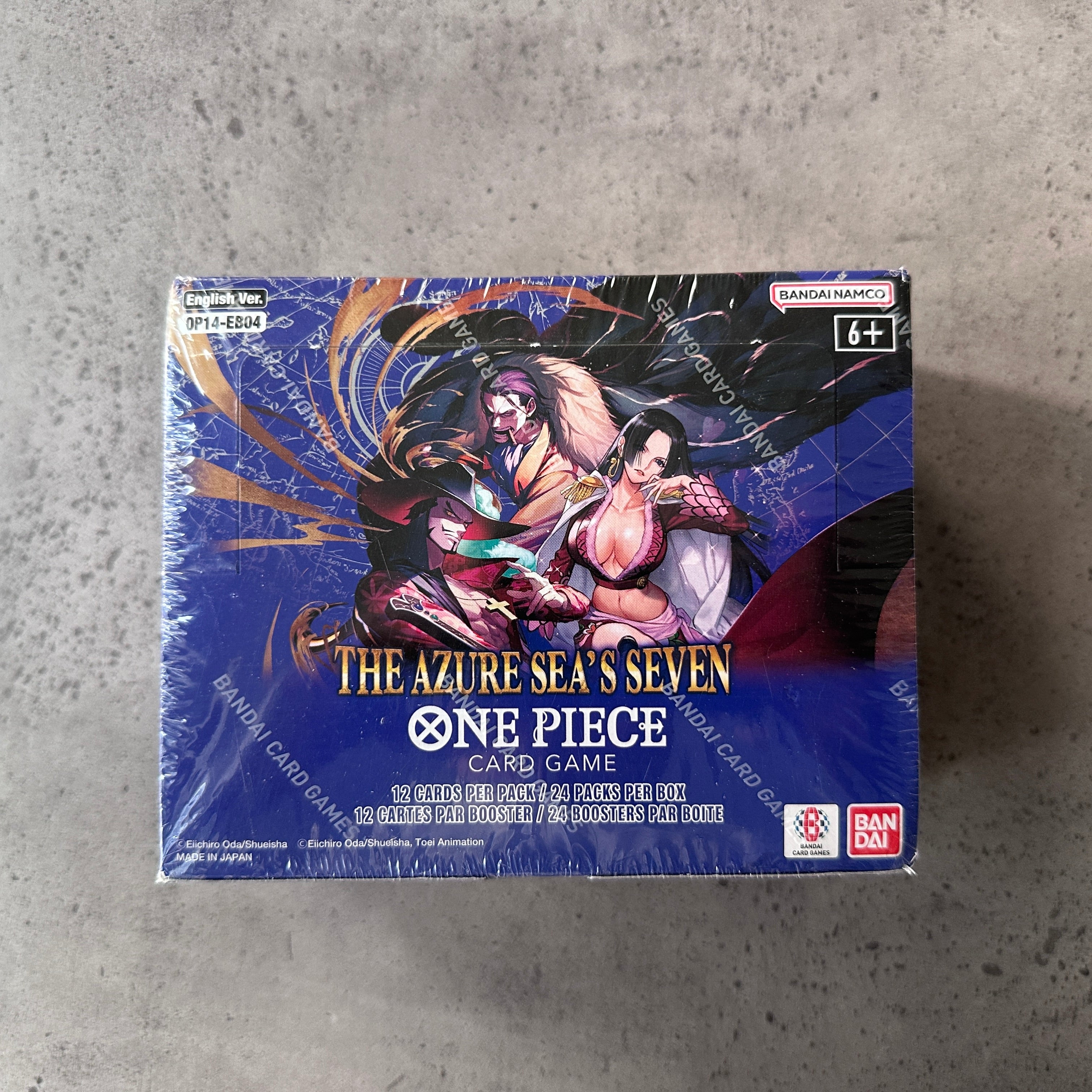 One Piece Card Game – The Azure Sea’s Seven [OP14] – Sealed Booster Box | English Version - OP 14 SEALED