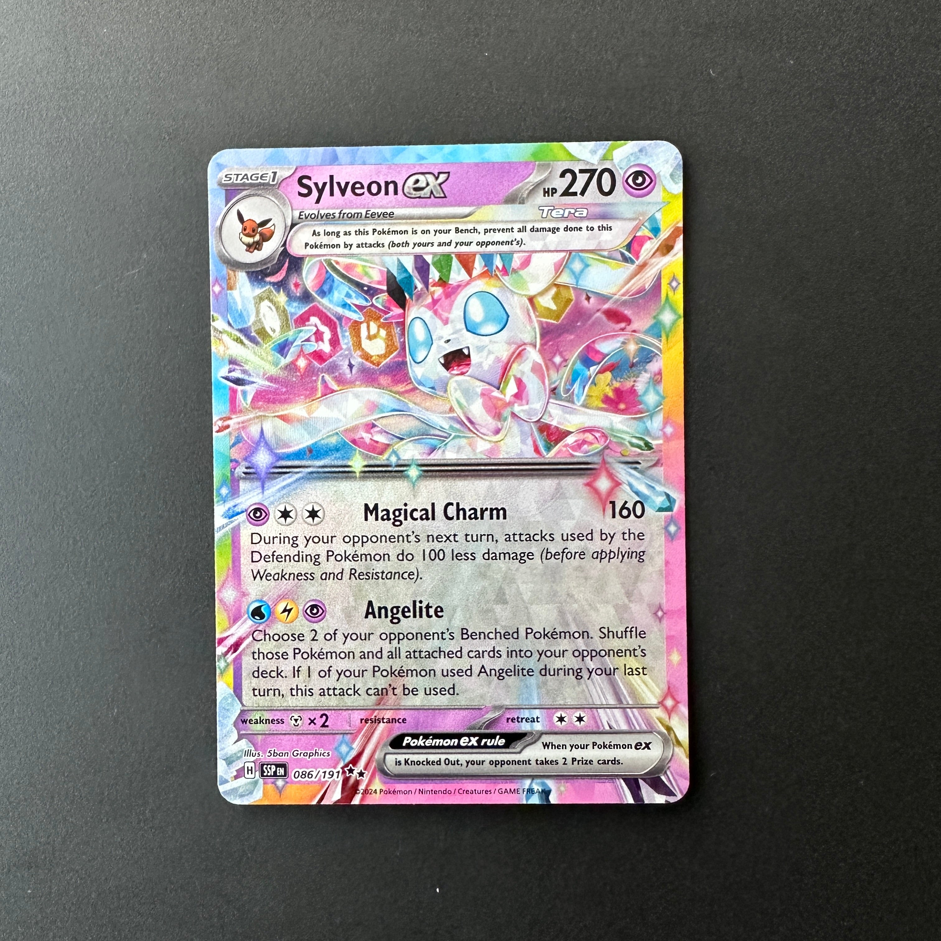 Sylveon ex Surging Sparks Double Rare 086/191