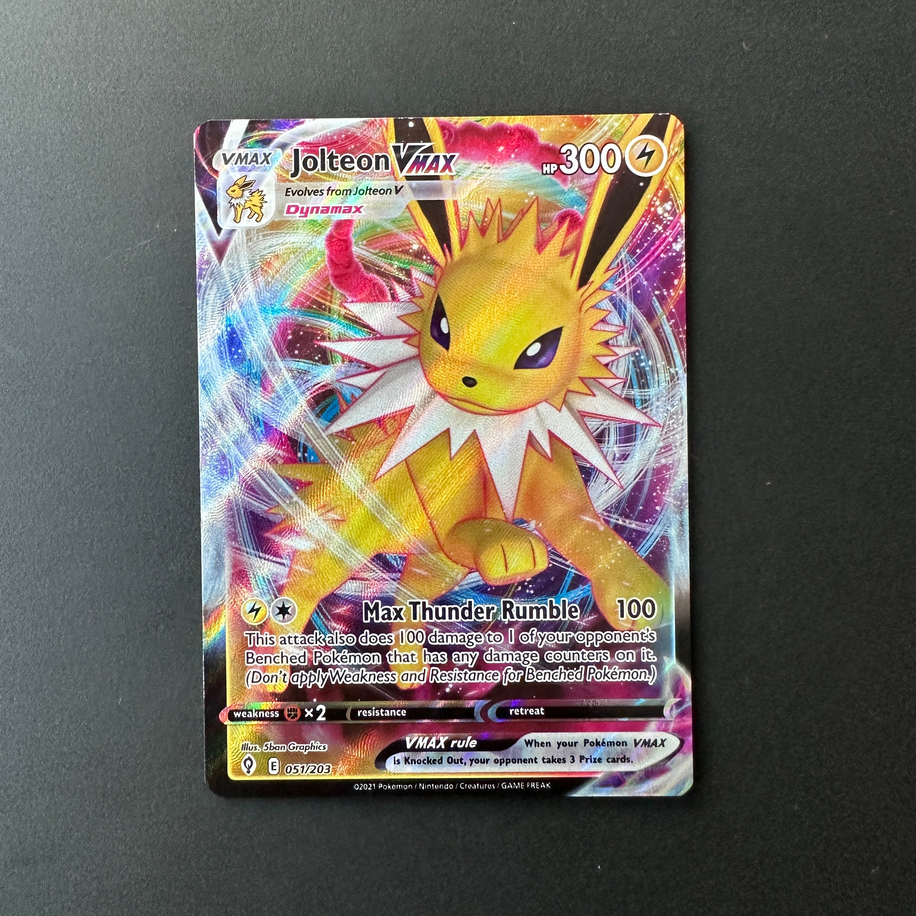 Jolteon VMAX Evolving Skies Ultra Rare 051/203