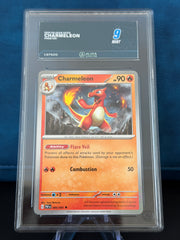 Aura Grading 9 - Charmeleon #008 - Paldean Fates
