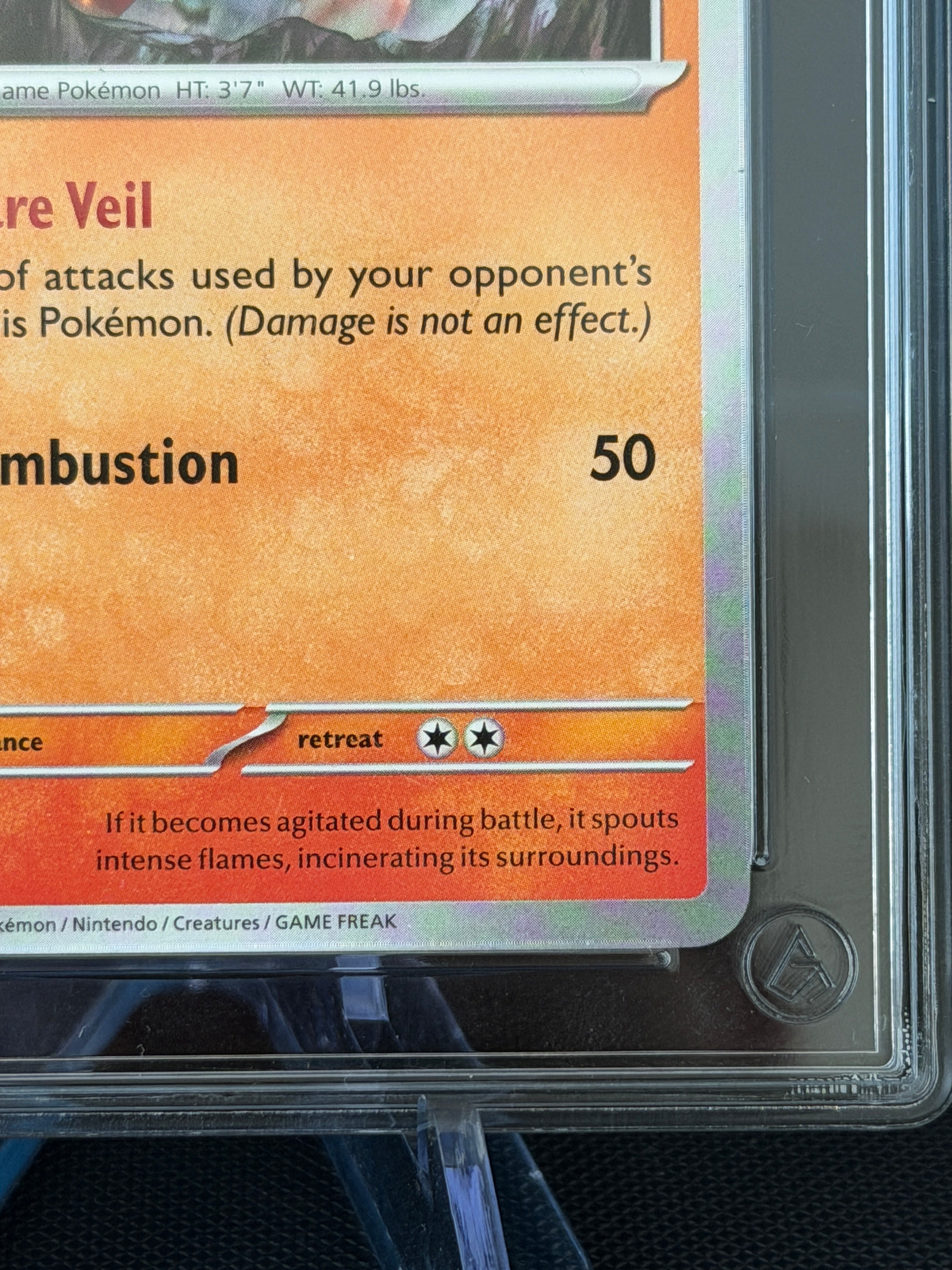 Aura Grading 9 - Charmeleon #008 - Paldean Fates