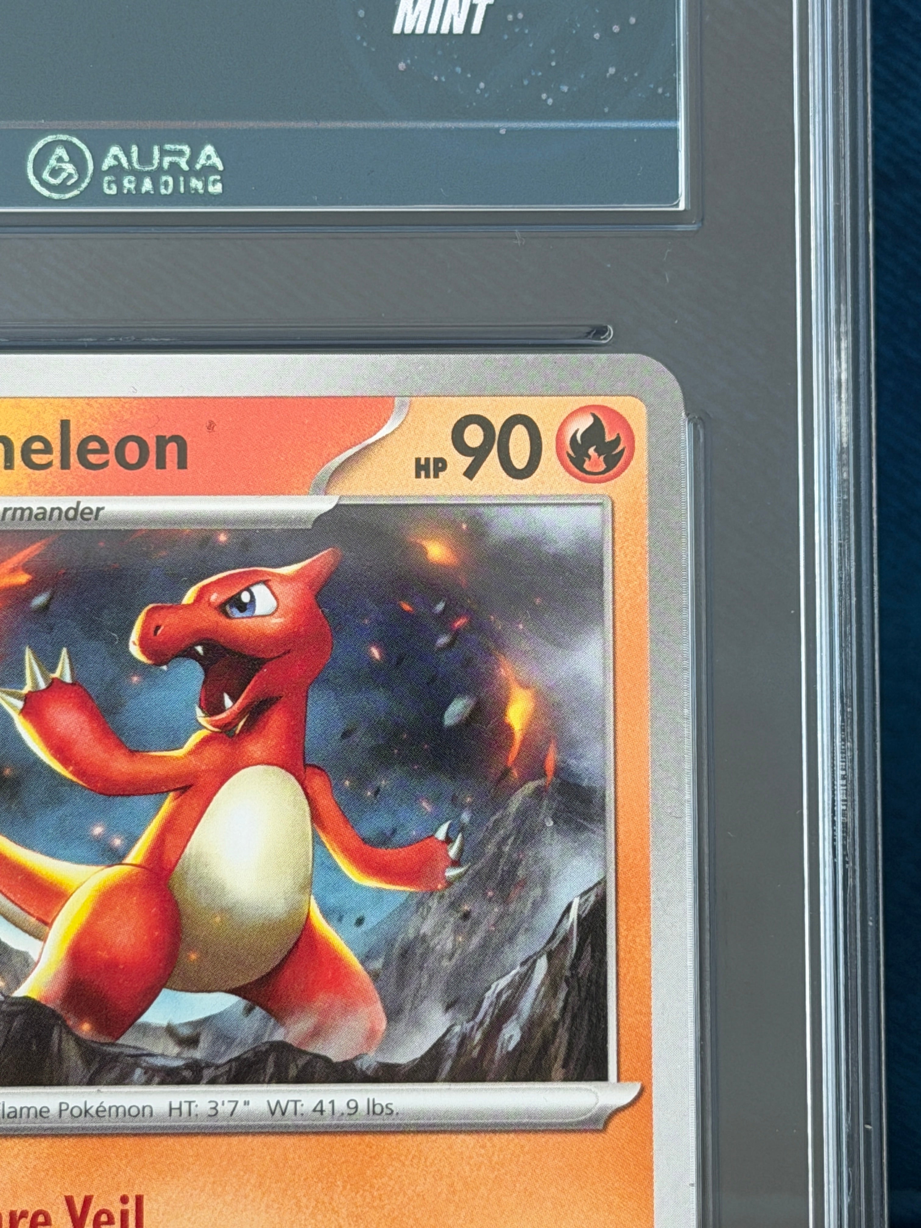 Aura Grading 9 - Charmeleon #008 - Paldean Fates