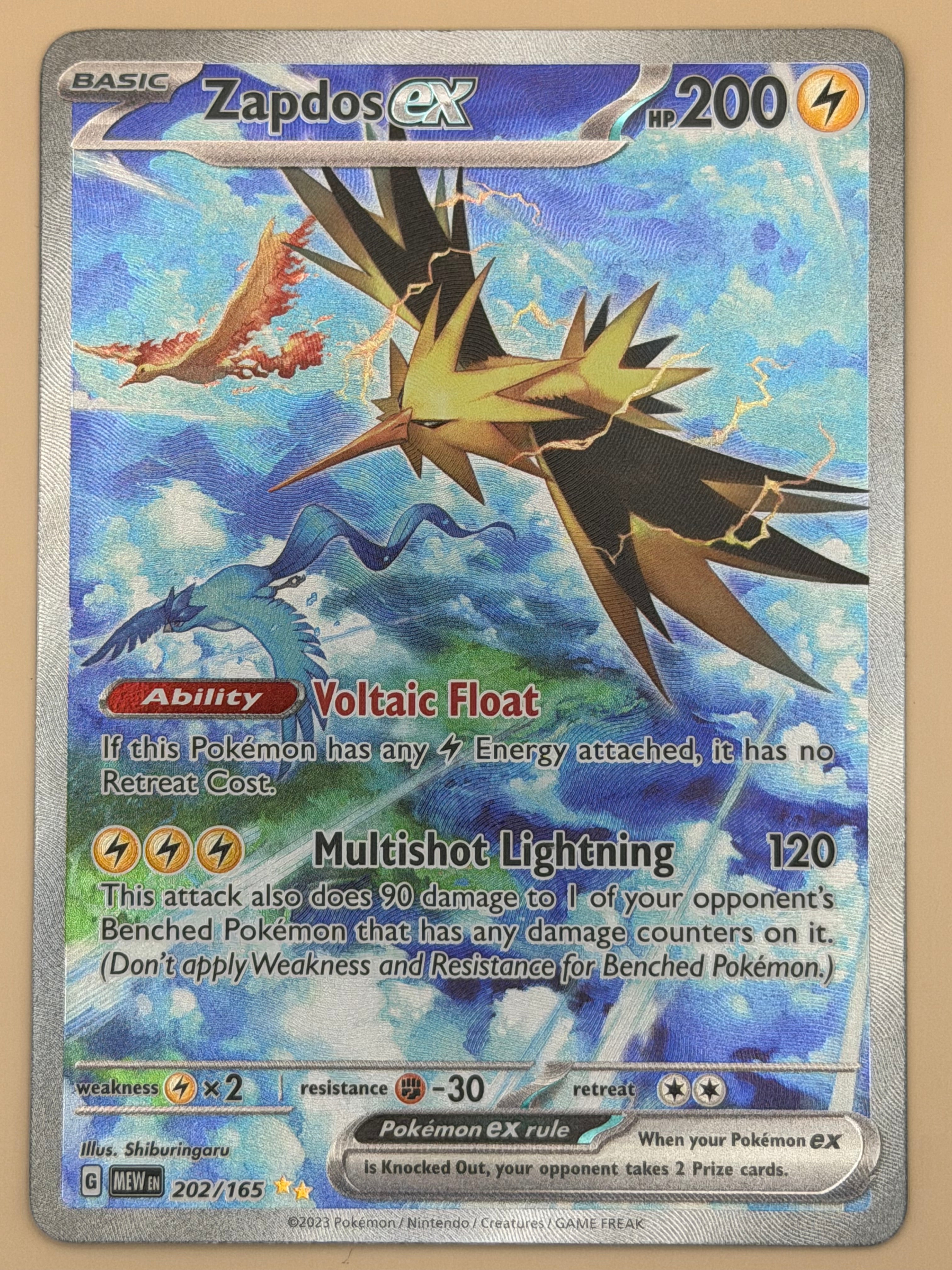 202/165 Zapdos ex - SV: 151
