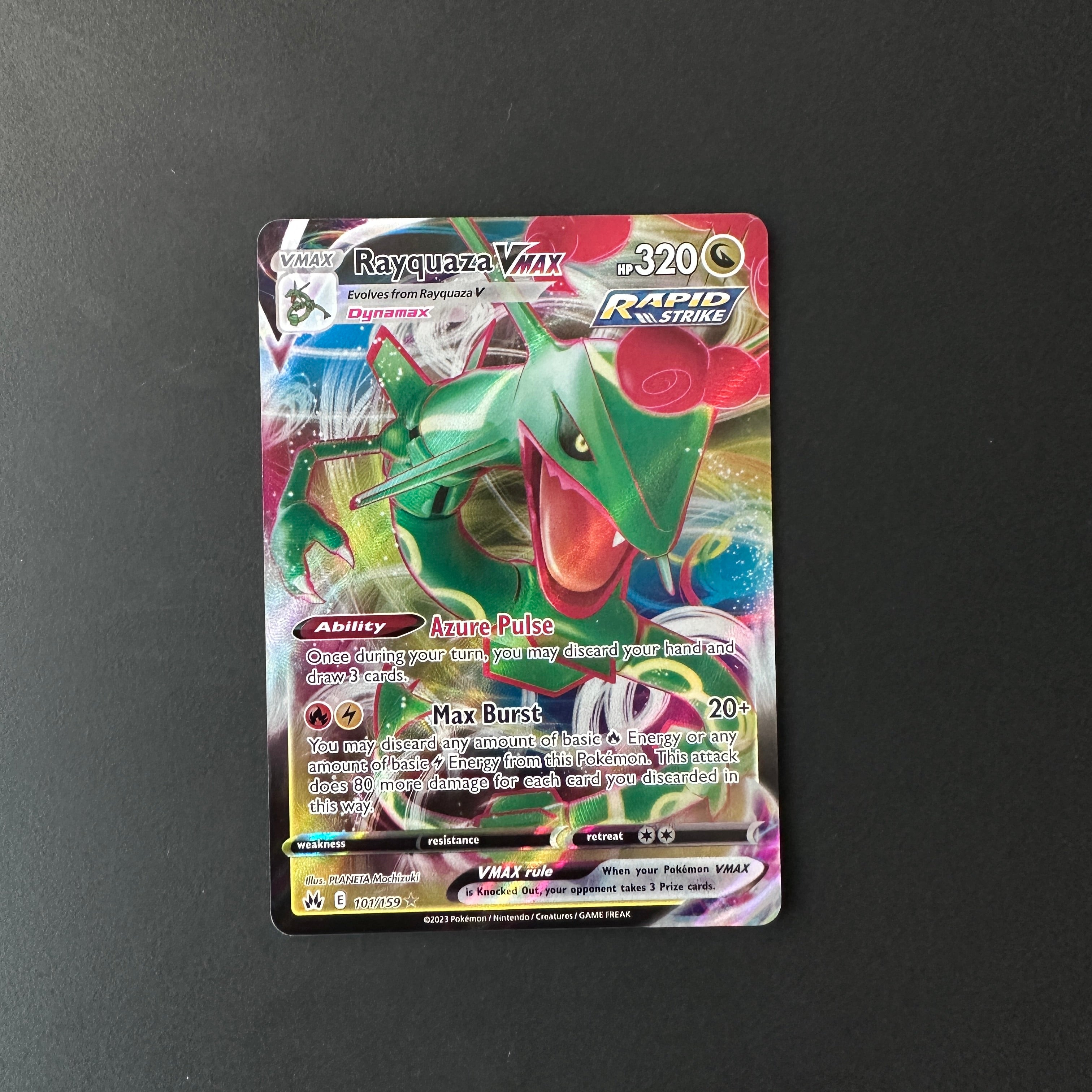 Rayquaza VMAX Crown Zenith Ultra Rare 101/159