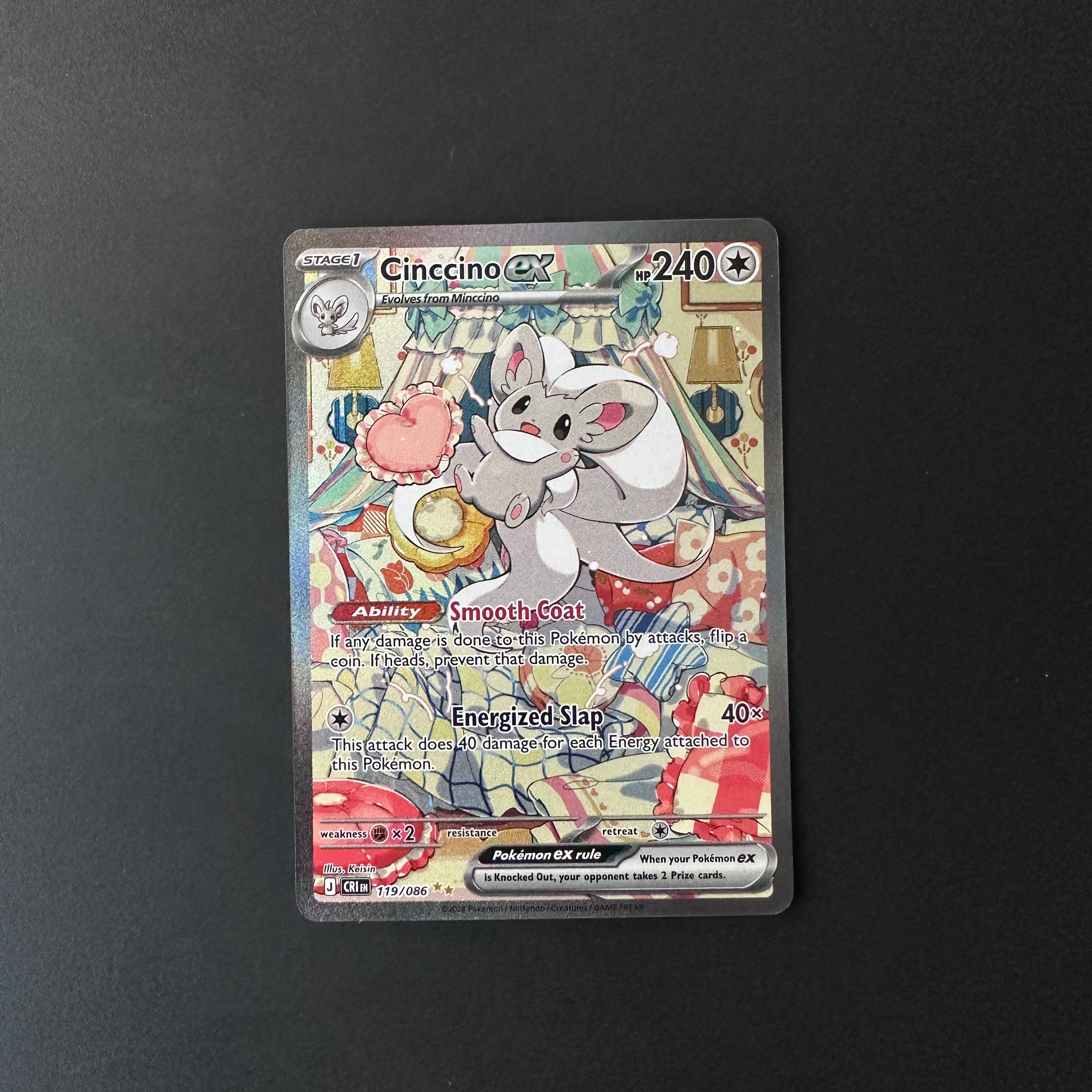Cinccino ex Chaos Rising Special Illustration Rare 119/086