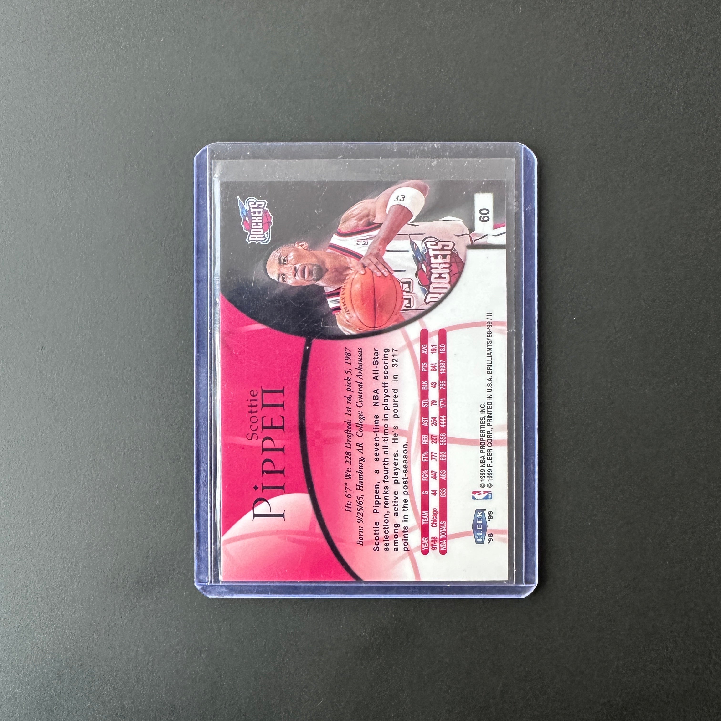 Fleer  1999 Scottie Pippen  NBA Cards